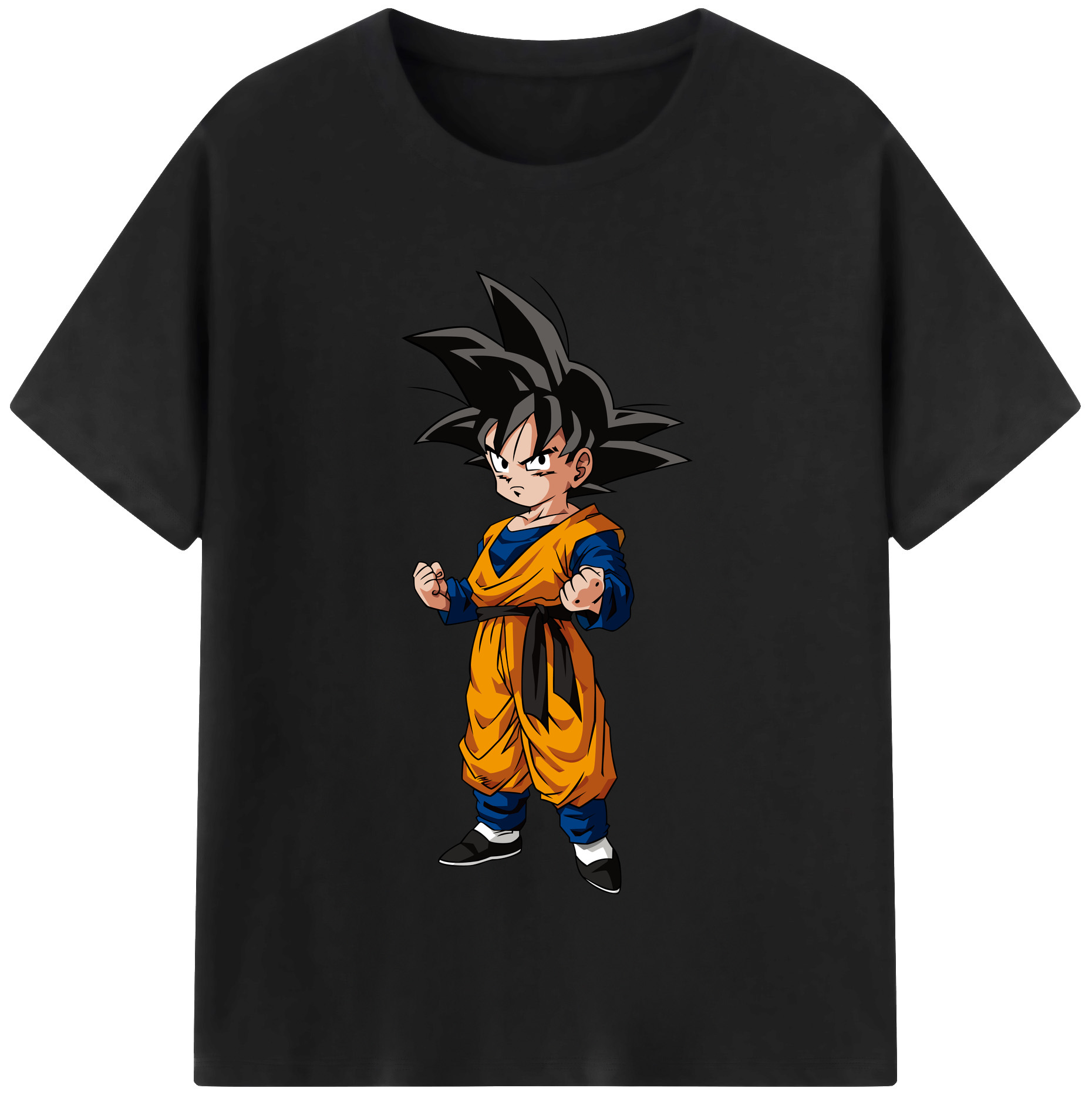 （画像用） ドラゴンボール 孫悟空（そん ごくう）Son Goku カカロット DRAGON BALL Kakarotto レディースカジュアルプリントTシャツ（綿100％）
