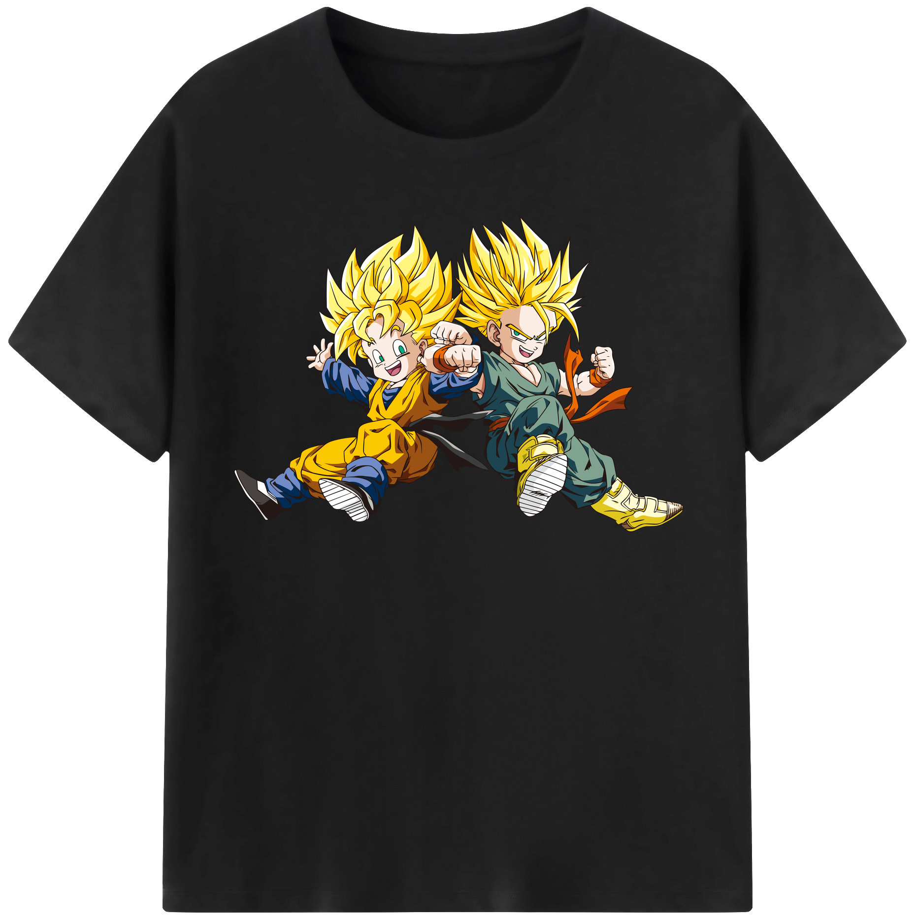 （画像用） ドラゴンボール 孫悟空（そん ごくう）Son Goku カカロット DRAGON BALL Kakarotto レディースカジュアルプリントTシャツ（綿100％）