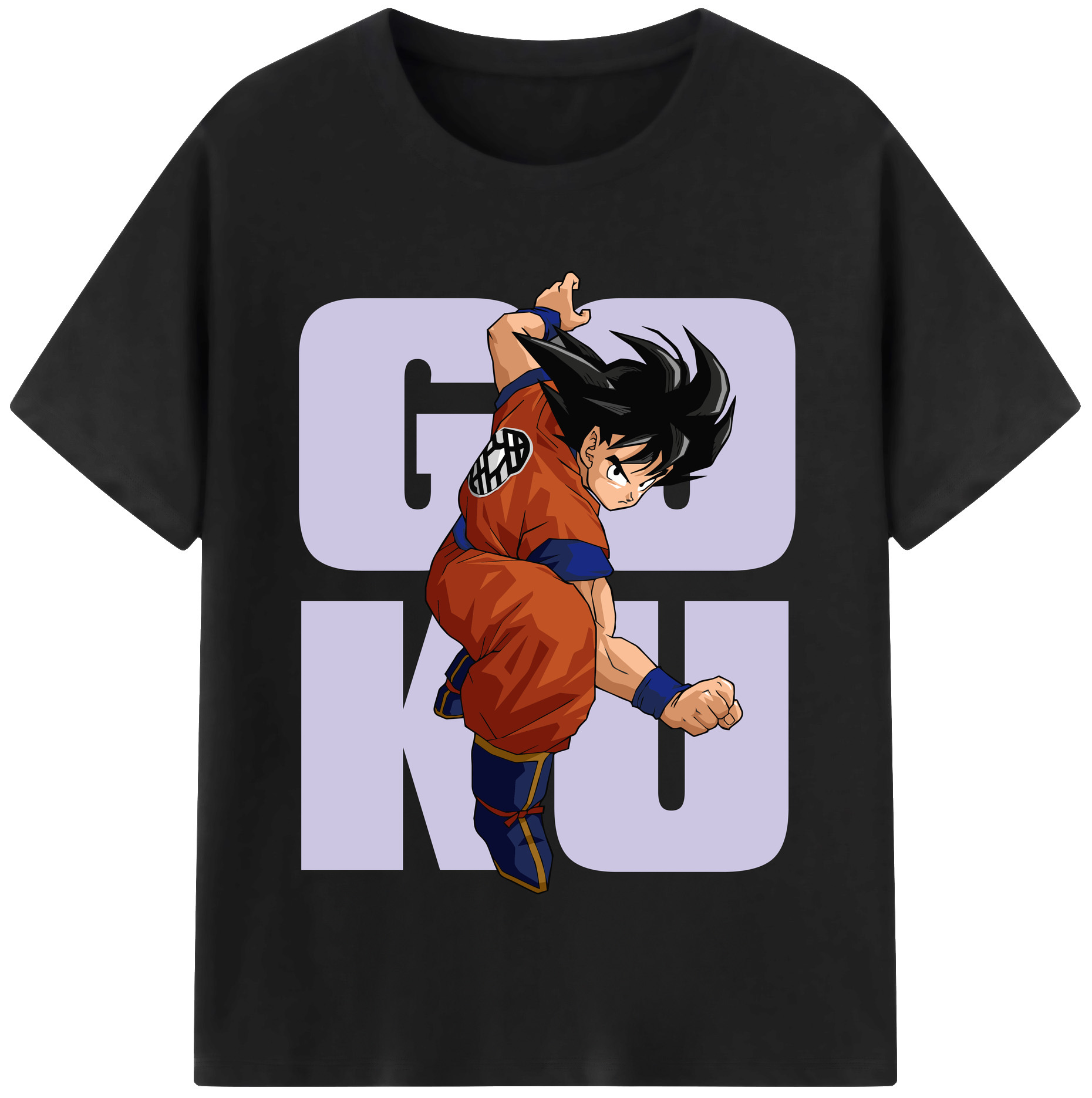 （画像用） ドラゴンボール 孫悟空（そん ごくう）Son Goku カカロット DRAGON BALL Kakarotto レディースカジュアルプリントTシャツ（綿100％）