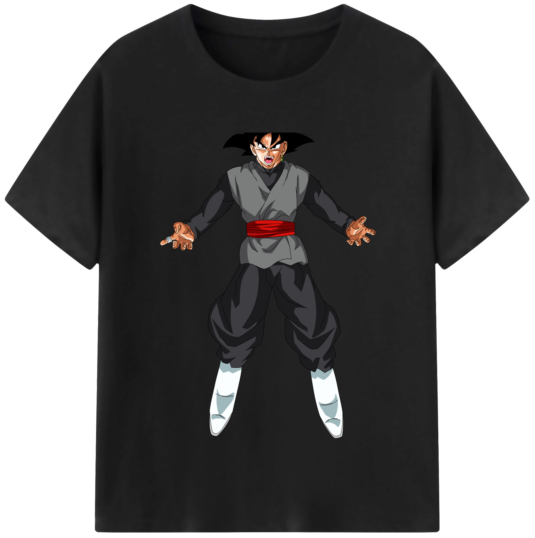 （画像用） ドラゴンボール ベジータ四世（Bejīta Yonsei）DRAGON BALL Vegeta IV レディースカジュアルプリントTシャツ（綿100％）