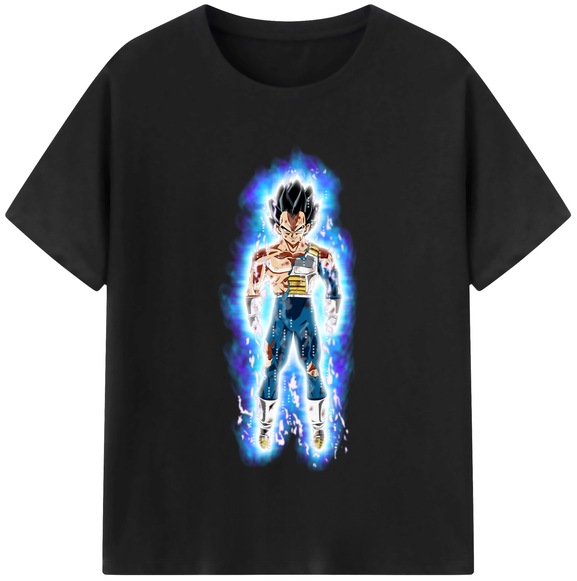 （画像用） ドラゴンボール ベジータ四世（Bejīta Yonsei）DRAGON BALL Vegeta IV レディースカジュアルプリントTシャツ（綿100％）