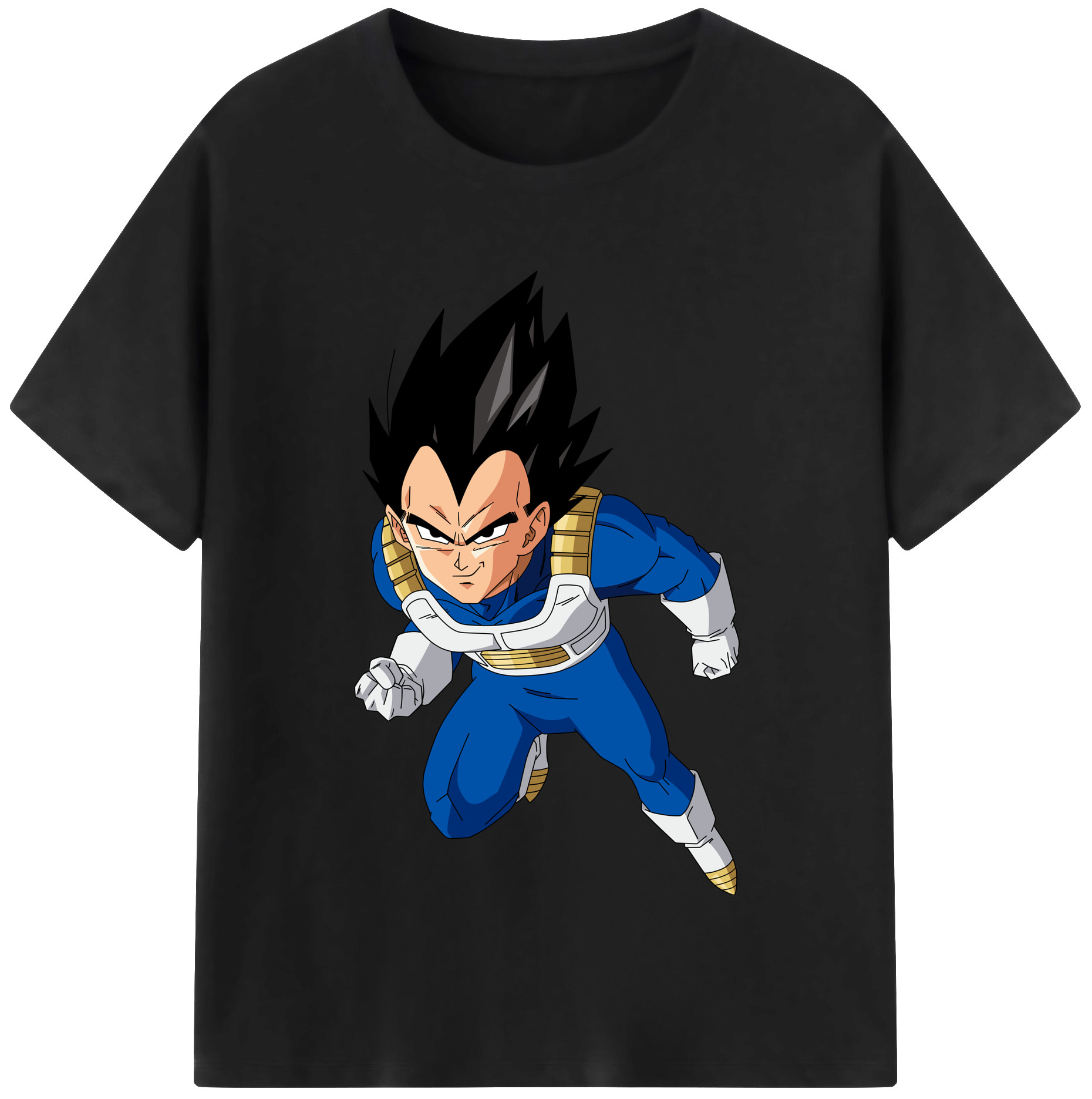 （画像用） ドラゴンボール ベジータ四世（Bejīta Yonsei）DRAGON BALL Vegeta IV レディースカジュアルプリントTシャツ（綿100％）