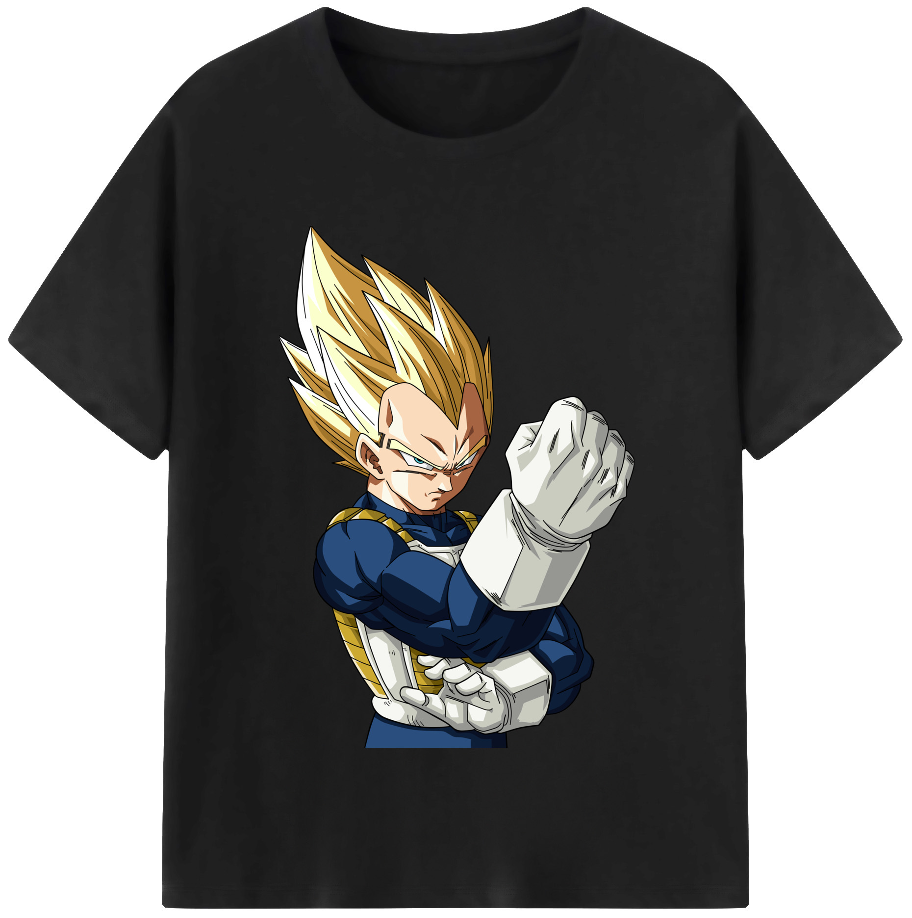 （画像用） ドラゴンボール ベジータ四世（Bejīta Yonsei）DRAGON BALL Vegeta IV レディースカジュアルプリントTシャツ（綿100％）