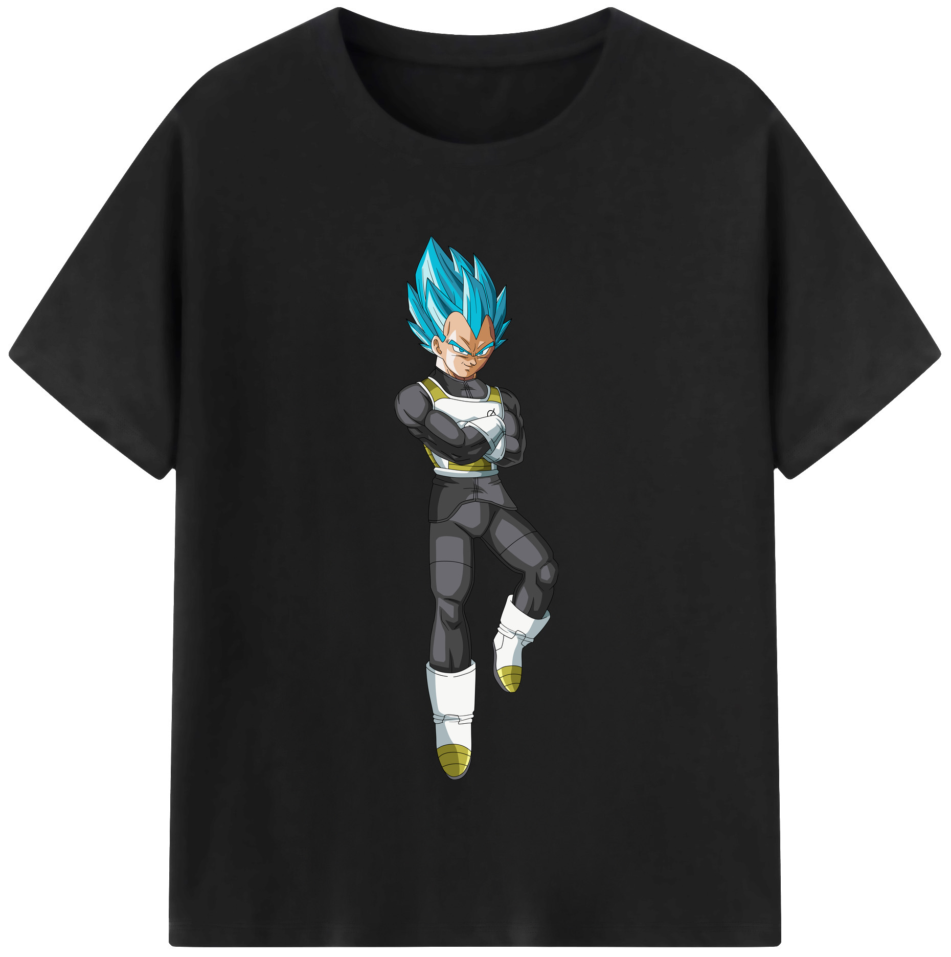 （画像用） ドラゴンボール ベジータ四世（Bejīta Yonsei）DRAGON BALL Vegeta IV レディースカジュアルプリントTシャツ（綿100％）