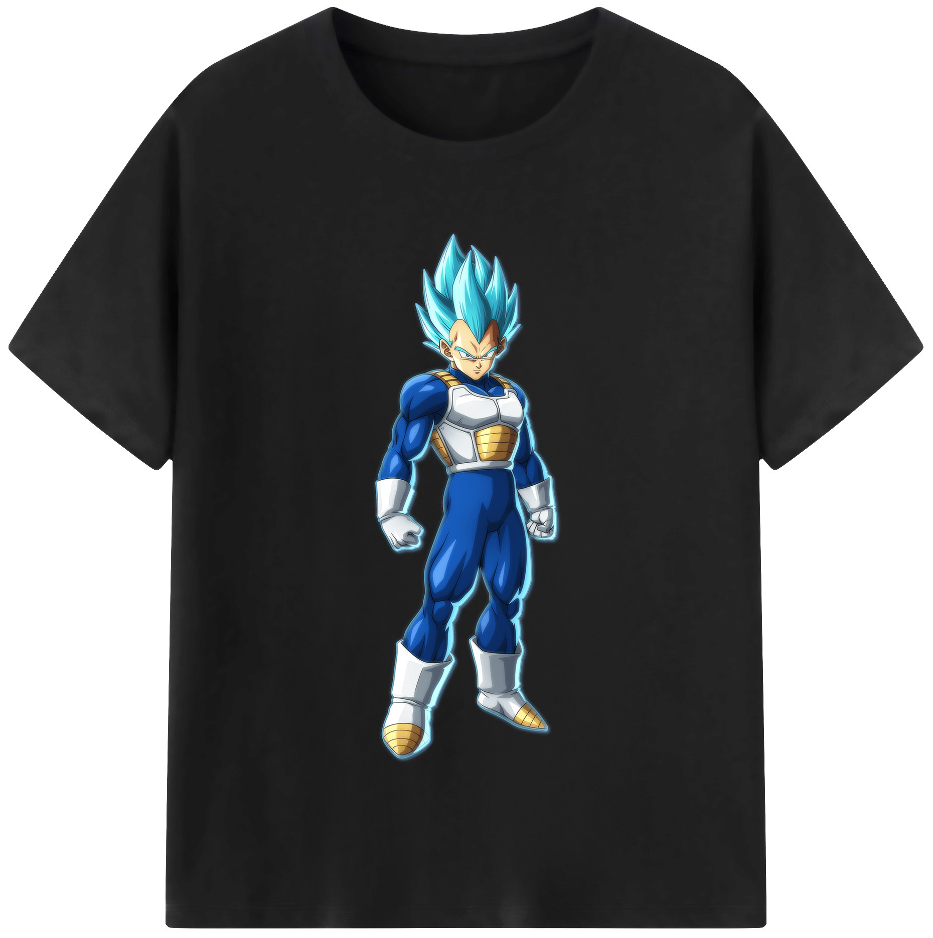 （画像用） ドラゴンボール ベジータ四世（Bejīta Yonsei）DRAGON BALL Vegeta IV レディースカジュアルプリントTシャツ（綿100％）