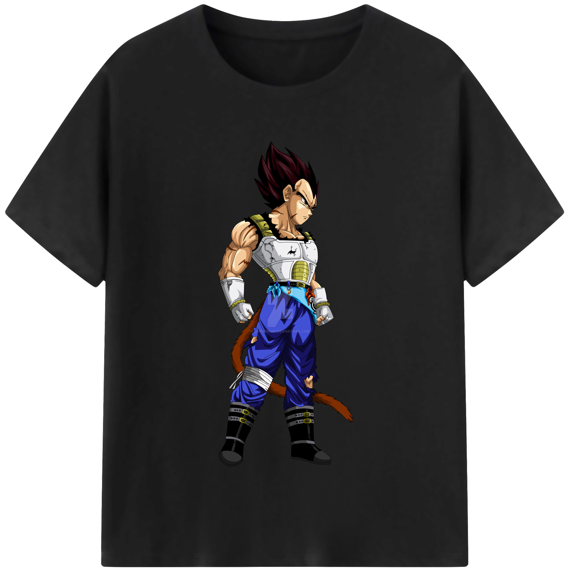 （画像用） ドラゴンボール ベジータ四世（Bejīta Yonsei）DRAGON BALL Vegeta IV レディースカジュアルプリントTシャツ（綿100％）