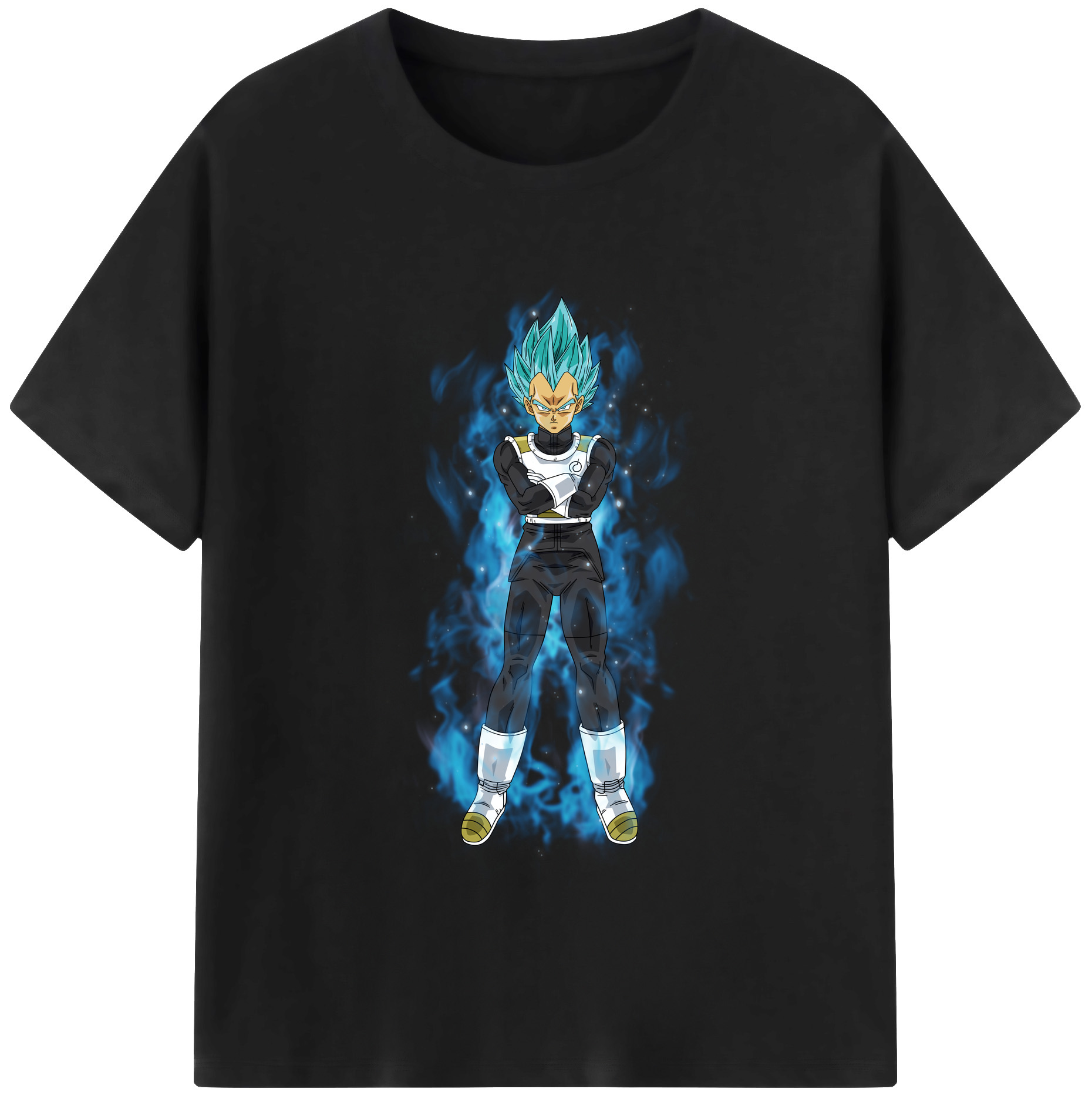 （画像用） ドラゴンボール ベジータ四世（Bejīta Yonsei）DRAGON BALL Vegeta IV レディースカジュアルプリントTシャツ（綿100％）