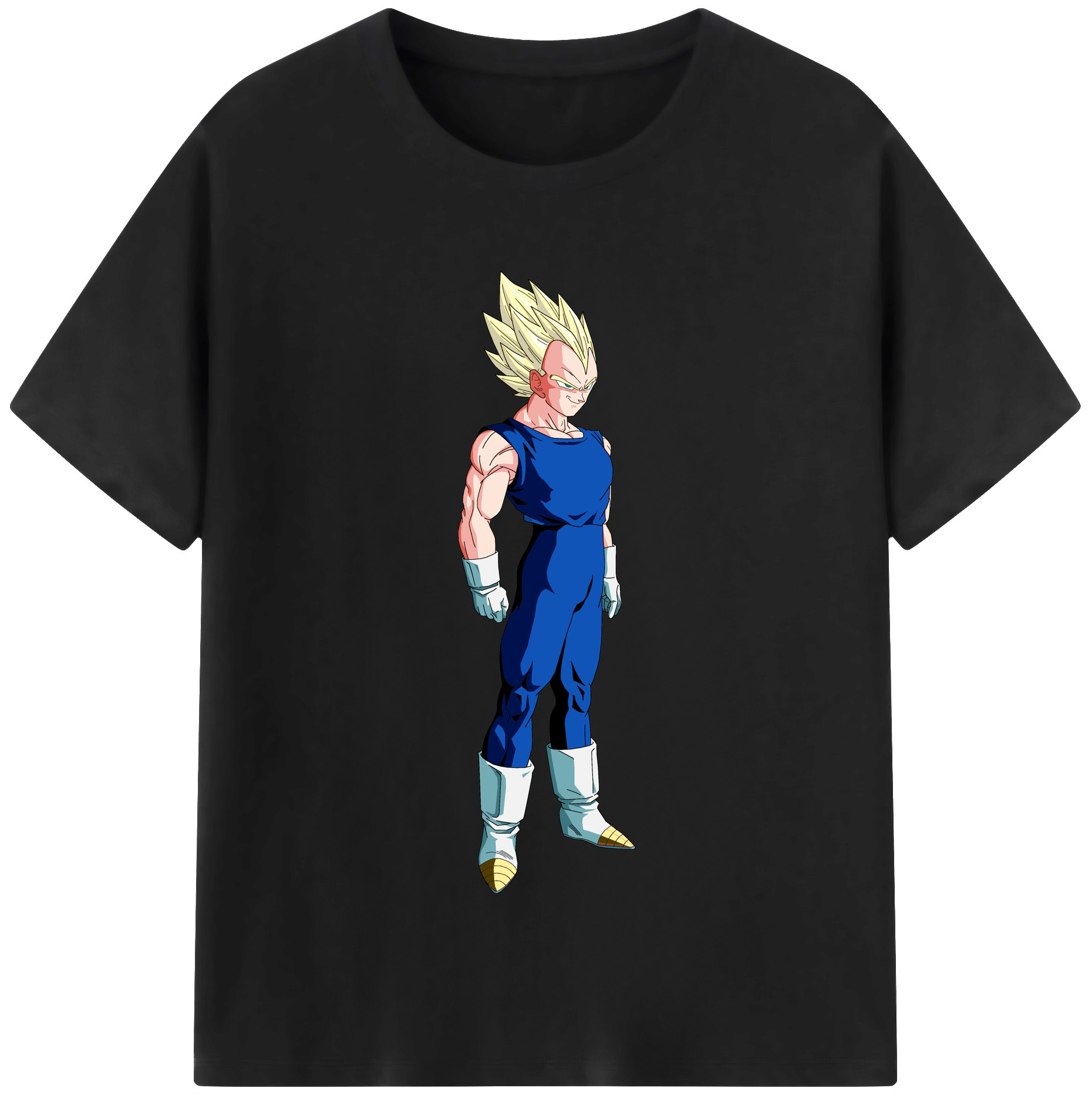 （画像用） ドラゴンボール ベジータ四世（Bejīta Yonsei）DRAGON BALL Vegeta IV レディースカジュアルプリントTシャツ（綿100％）