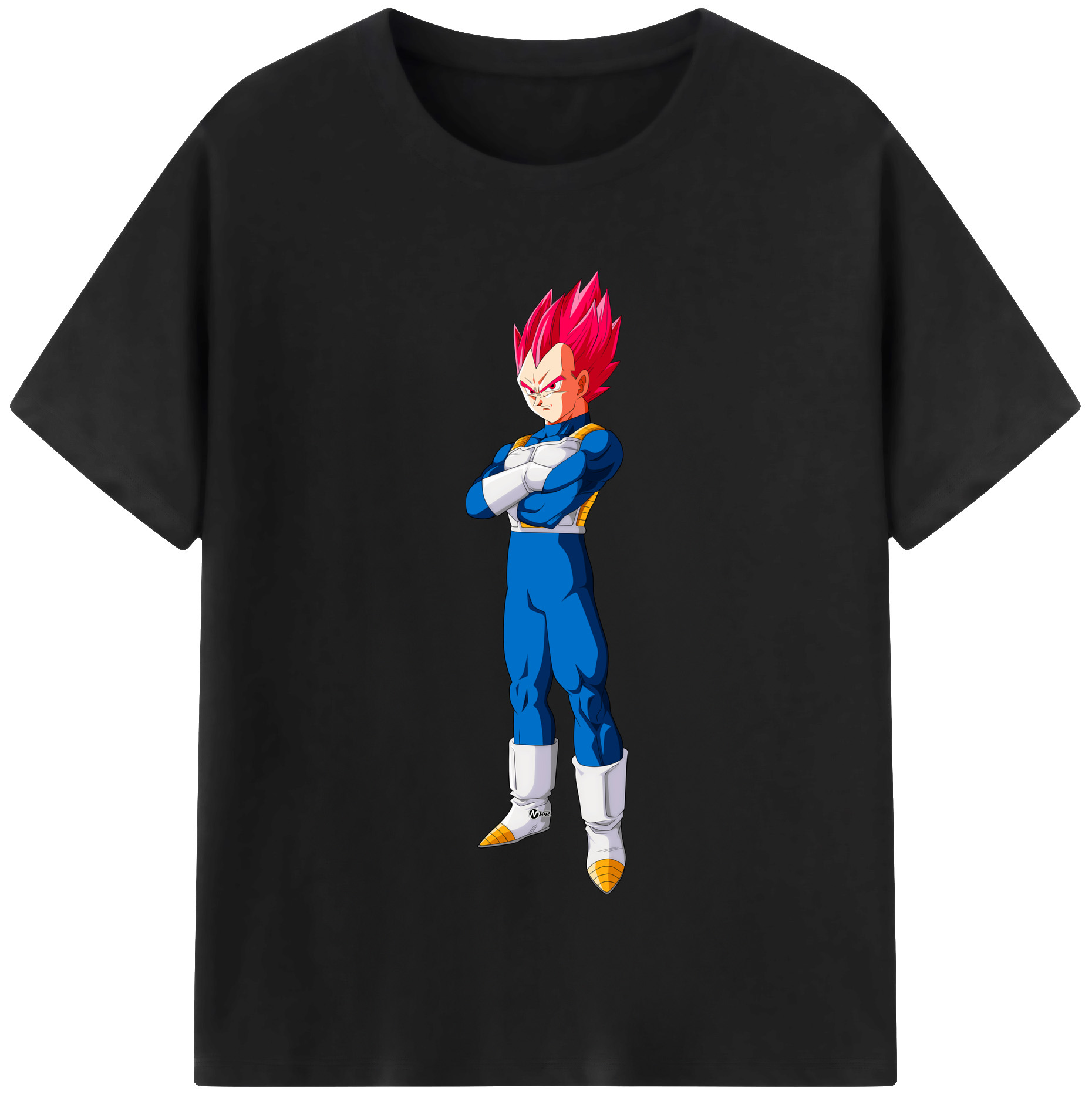 （画像用） ドラゴンボール ベジータ四世（Bejīta Yonsei）DRAGON BALL Vegeta IV レディースカジュアルプリントTシャツ（綿100％）