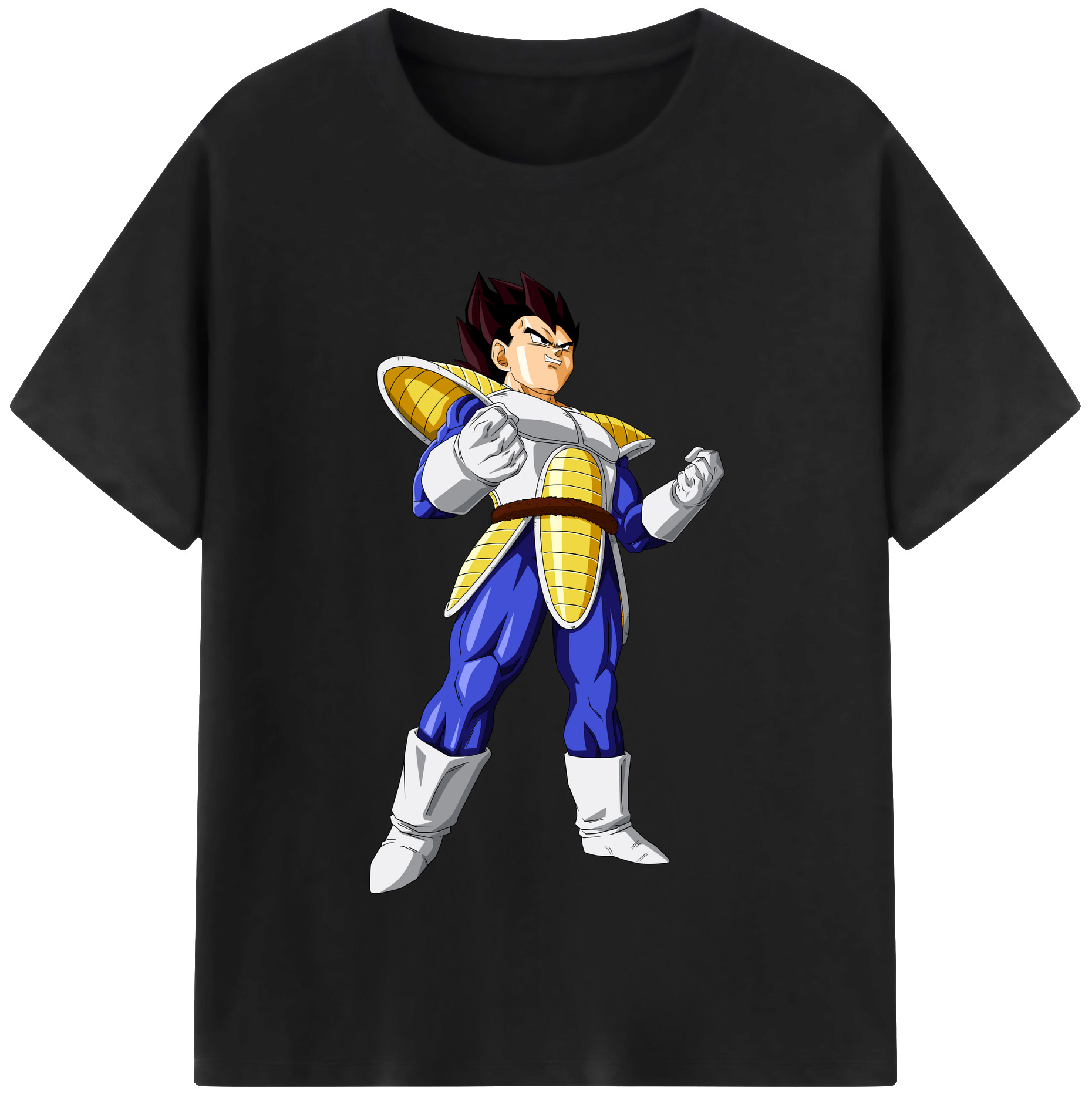 （画像用） ドラゴンボール ベジータ四世（Bejīta Yonsei）DRAGON BALL Vegeta IV レディースカジュアルプリントTシャツ（綿100％）