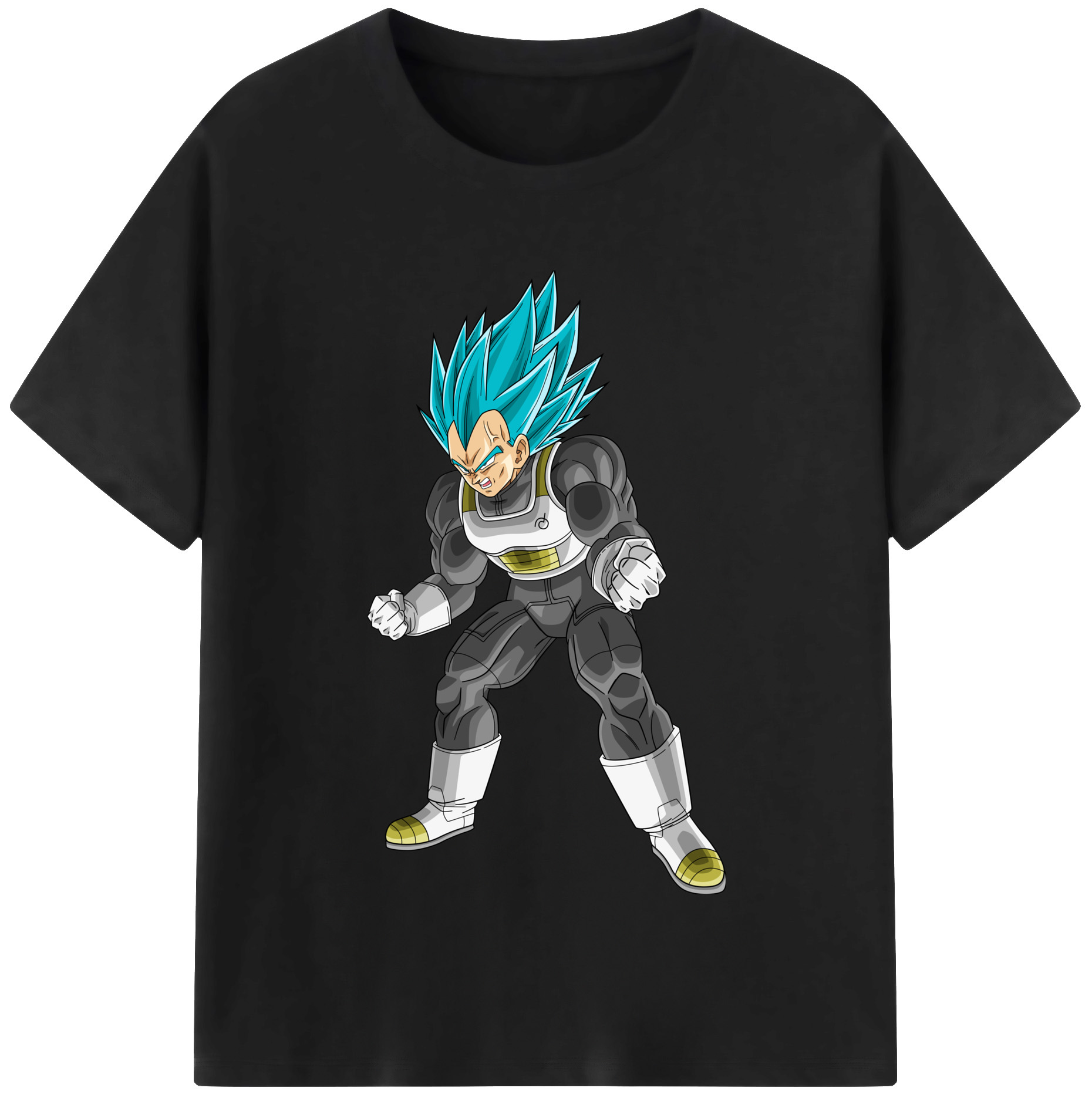 （画像用） ドラゴンボール ベジータ四世（Bejīta Yonsei）DRAGON BALL Vegeta IV レディースカジュアルプリントTシャツ（綿100％）
