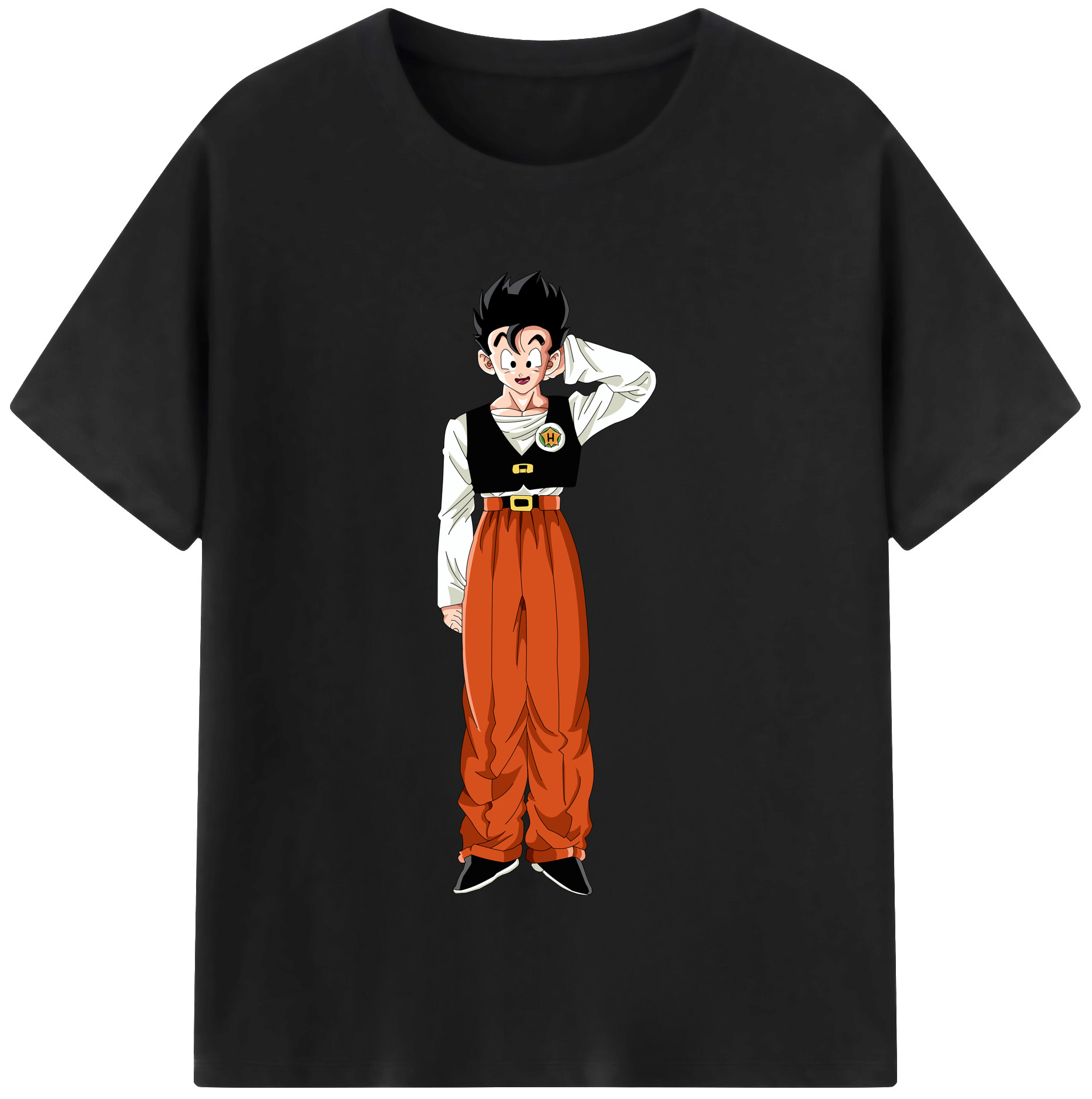 （画像用） ドラゴンボール 孫 悟飯（そんごはん）DRAGON BALL Son Gohan レディースカジュアルプリントTシャツ（綿100％）