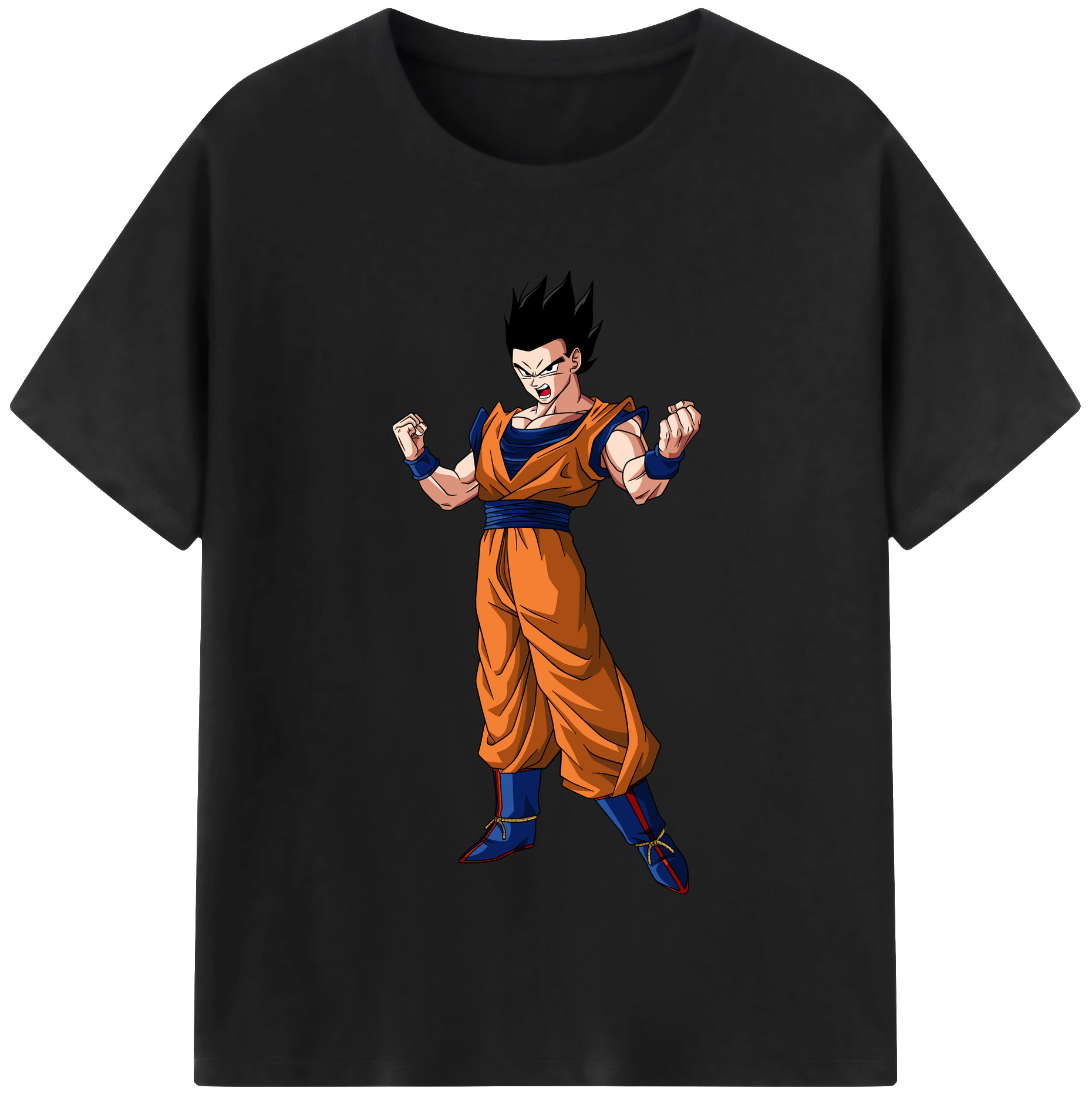 （画像用） ドラゴンボール 孫 悟飯（そんごはん）DRAGON BALL Son Gohan レディースカジュアルプリントTシャツ（綿100％）