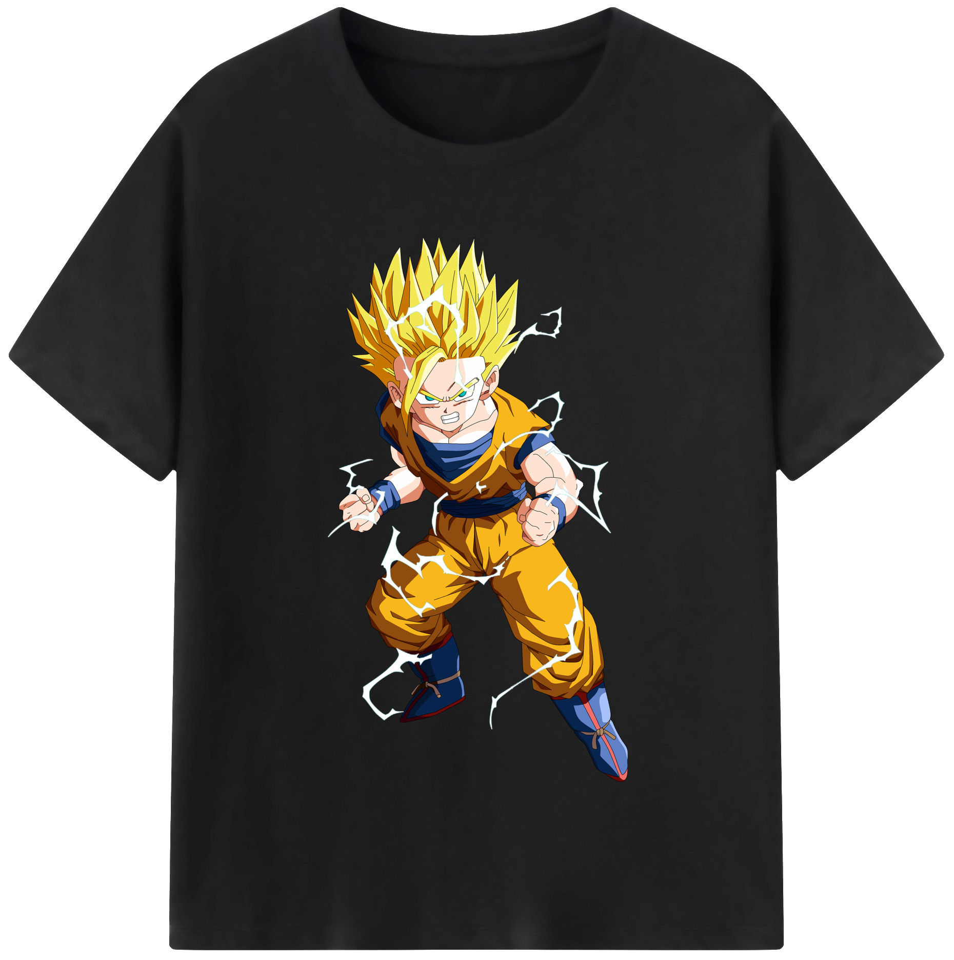 （画像用） ドラゴンボール 孫 悟飯（そんごはん）DRAGON BALL Son Gohan レディースカジュアルプリントTシャツ（綿100％）