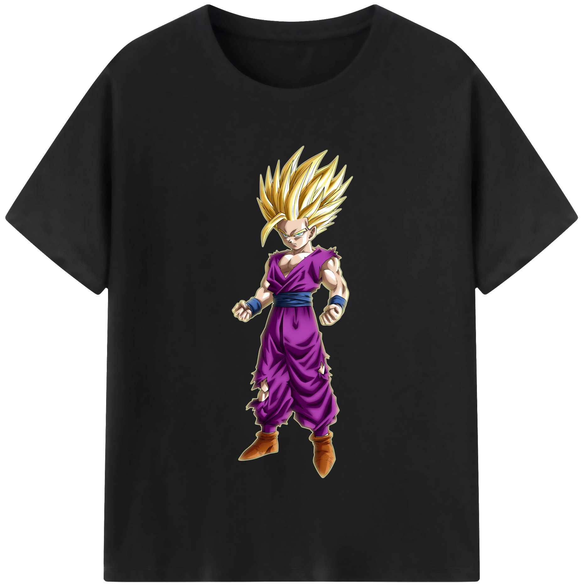 （画像用） ドラゴンボール 孫 悟飯（そんごはん）DRAGON BALL Son Gohan レディースカジュアルプリントTシャツ（綿100％）
