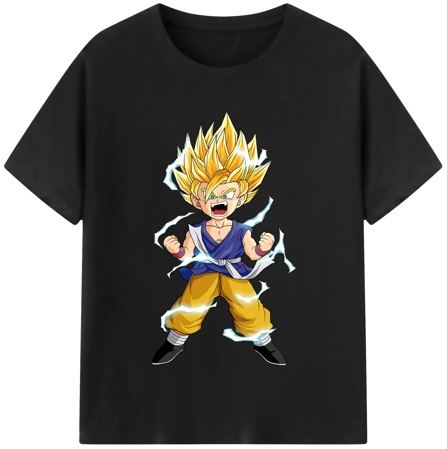 （画像用） ドラゴンボール 孫 悟飯（そんごはん）DRAGON BALL Son Gohan レディースカジュアルプリントTシャツ（綿100％）
