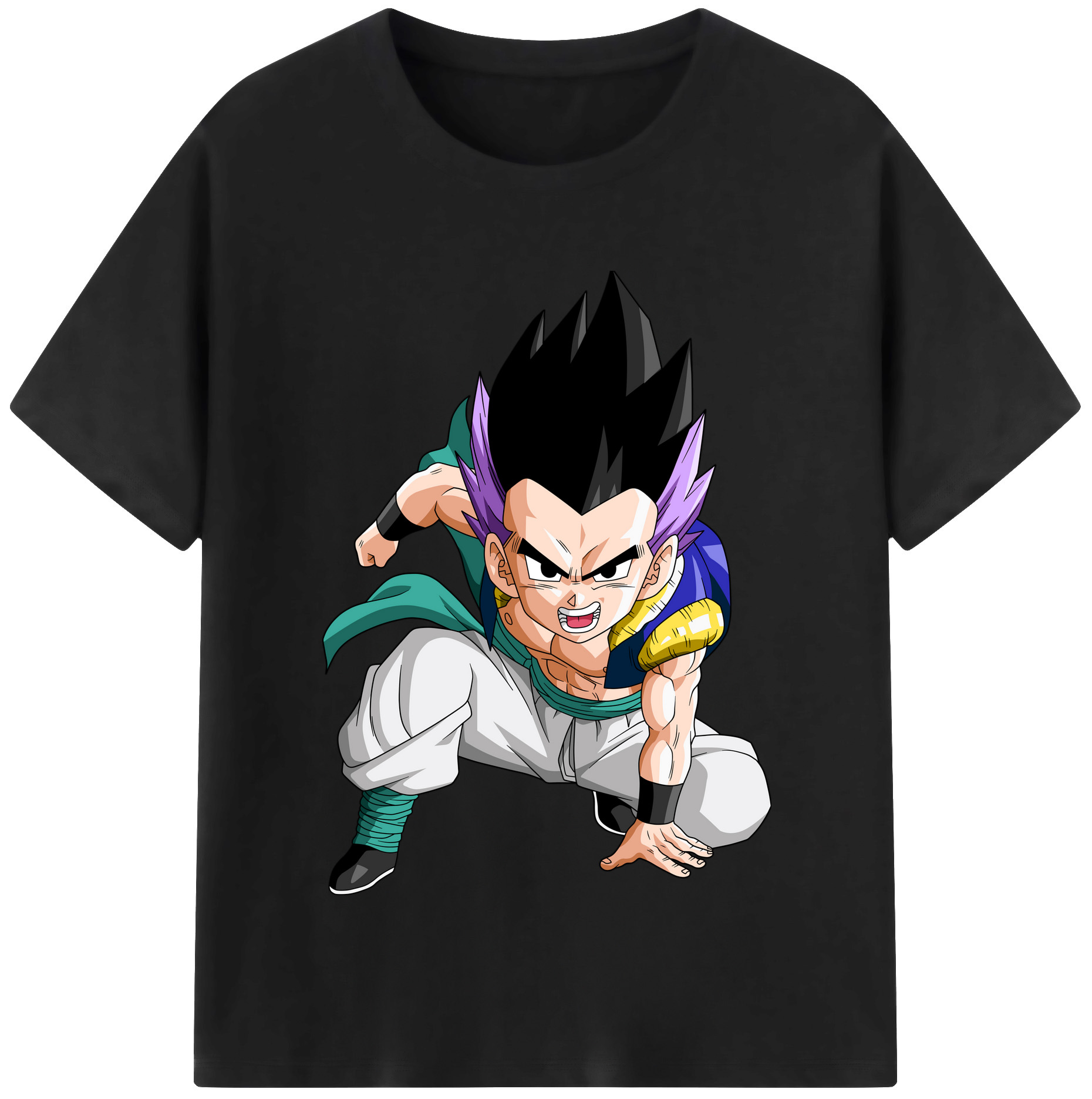 （画像用） ドラゴンボール 孫 悟飯（そんごはん）DRAGON BALL Son Gohan レディースカジュアルプリントTシャツ（綿100％）