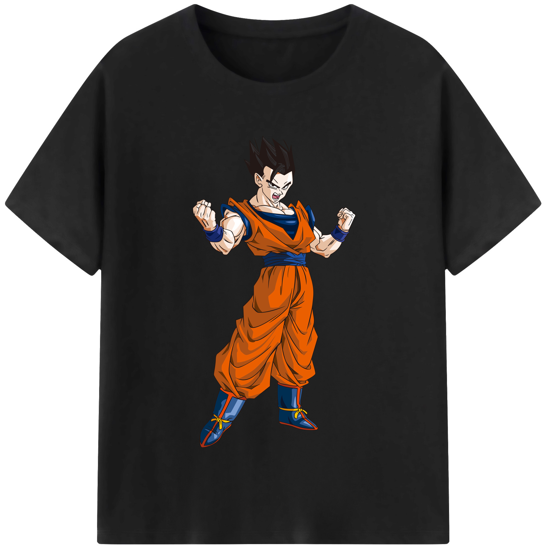 （画像用） ドラゴンボール 孫 悟飯（そんごはん）DRAGON BALL Son Gohan レディースカジュアルプリントTシャツ（綿100％）