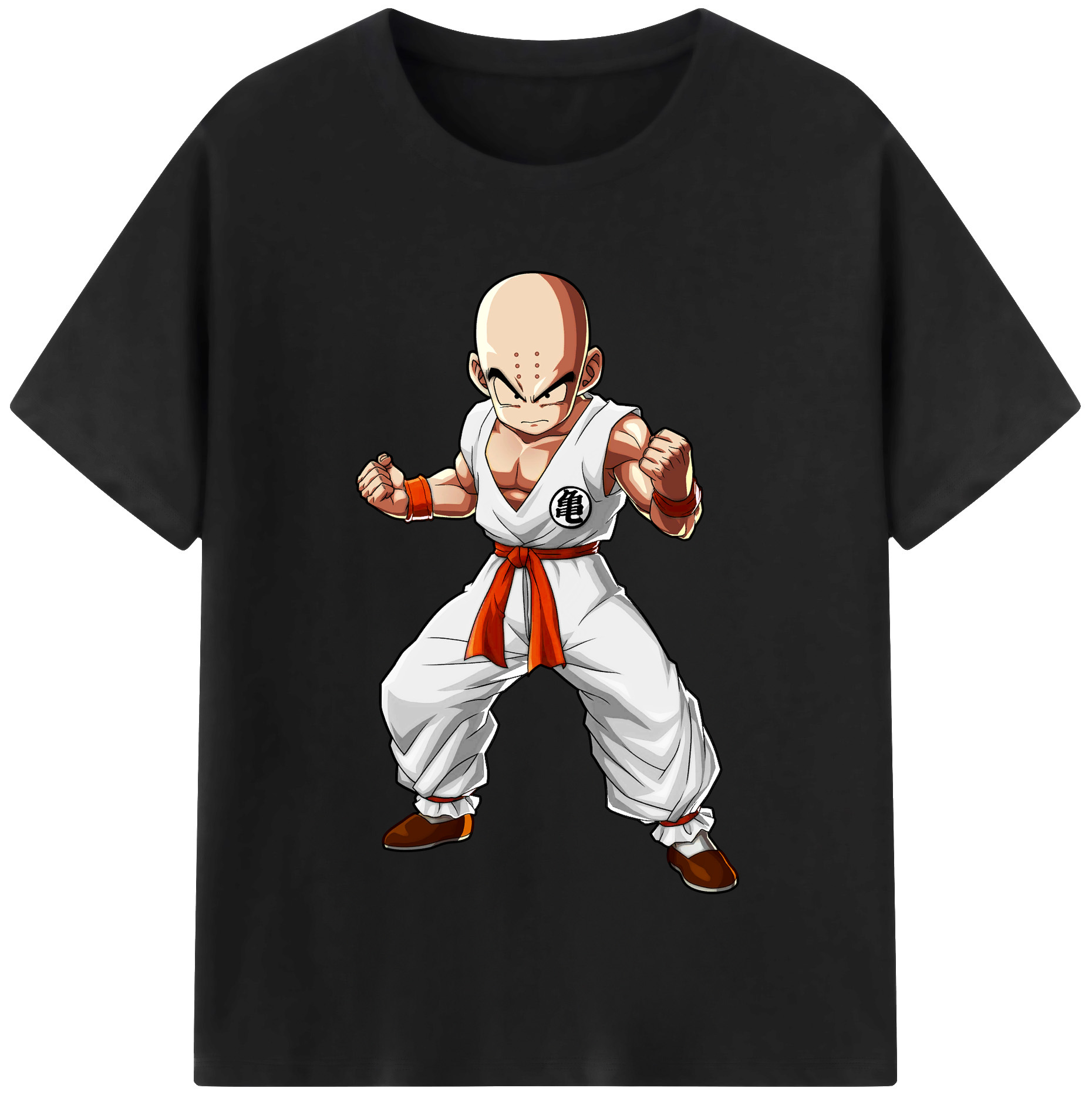 （画像用） ドラゴンボール クリリン DRAGON BALL krillin レディースカジュアルプリントTシャツ（綿100％）