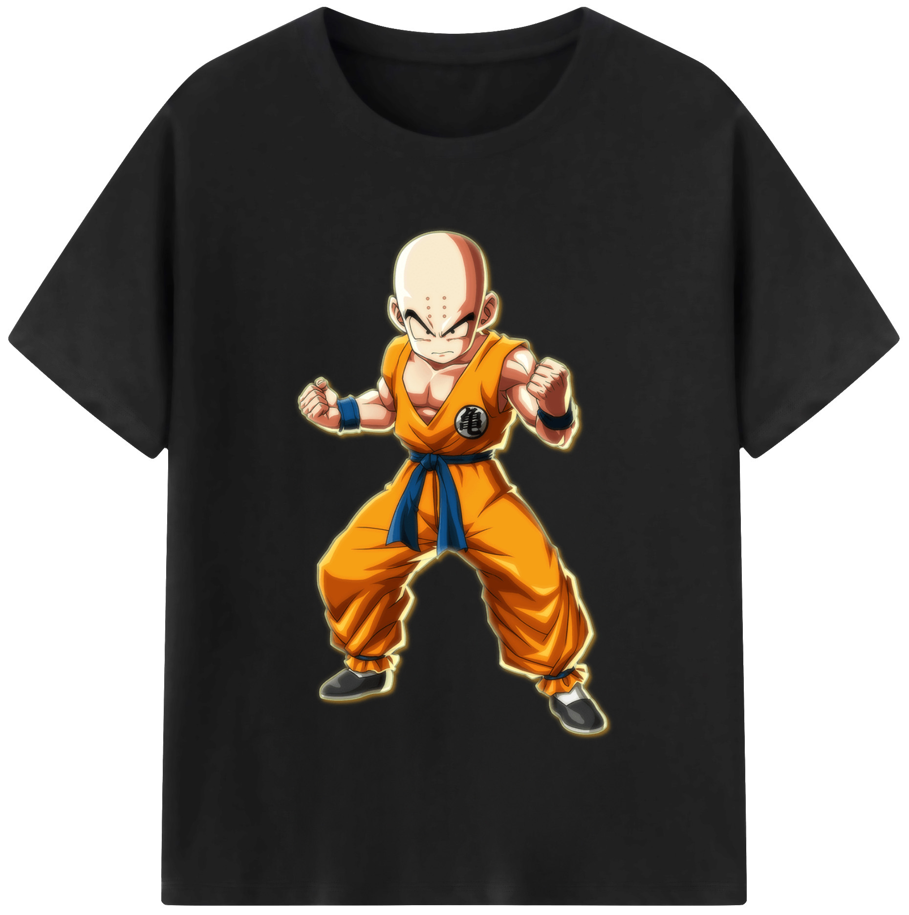 （画像用） ドラゴンボール クリリン DRAGON BALL krillin レディースカジュアルプリントTシャツ（綿100％）