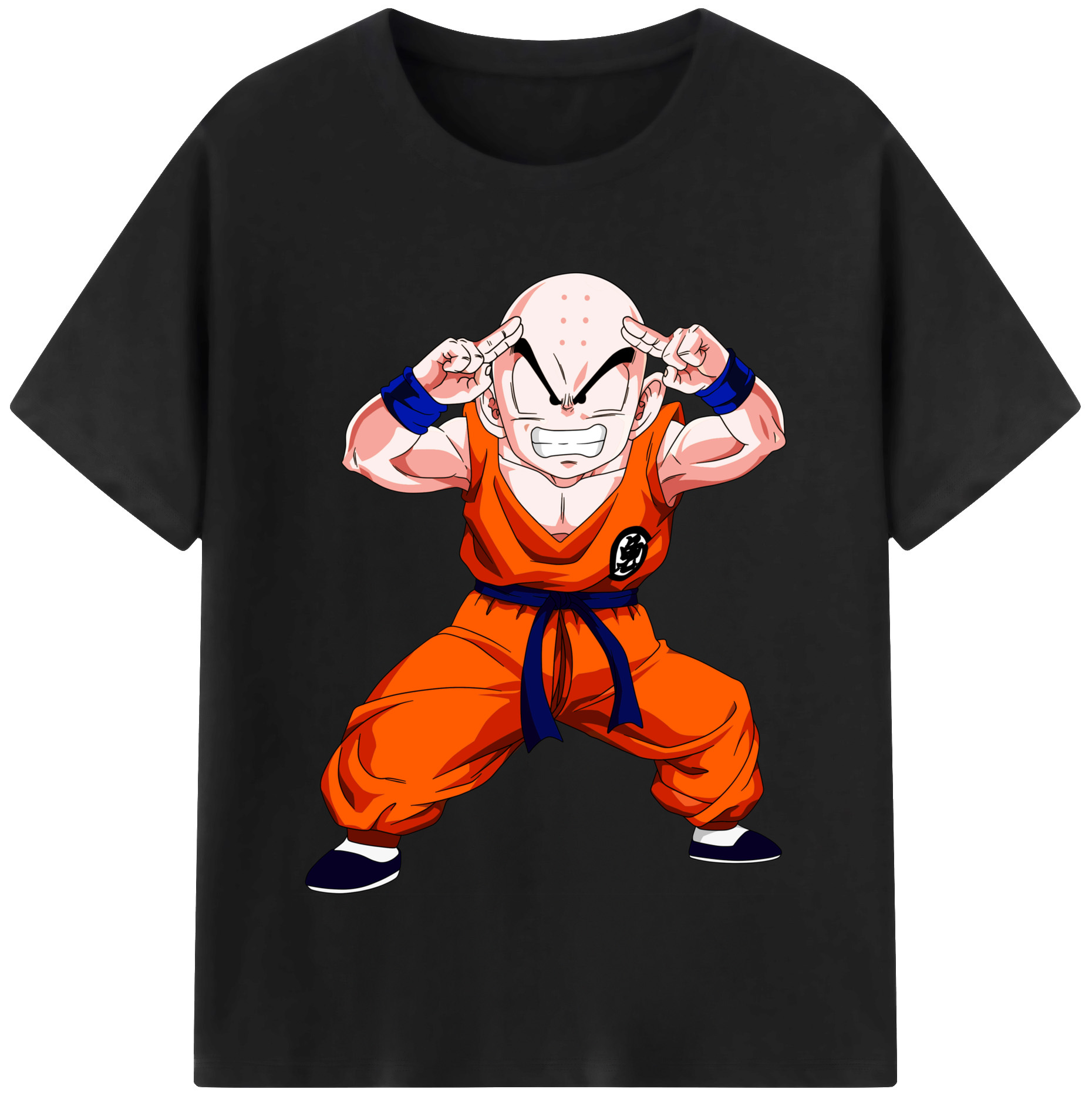 （画像用） ドラゴンボール クリリン DRAGON BALL krillin レディースカジュアルプリントTシャツ（綿100％）