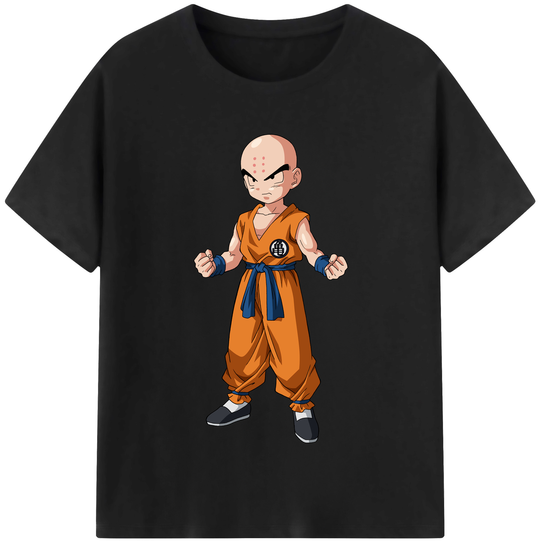 （画像用） ドラゴンボール クリリン DRAGON BALL krillin レディースカジュアルプリントTシャツ（綿100％）