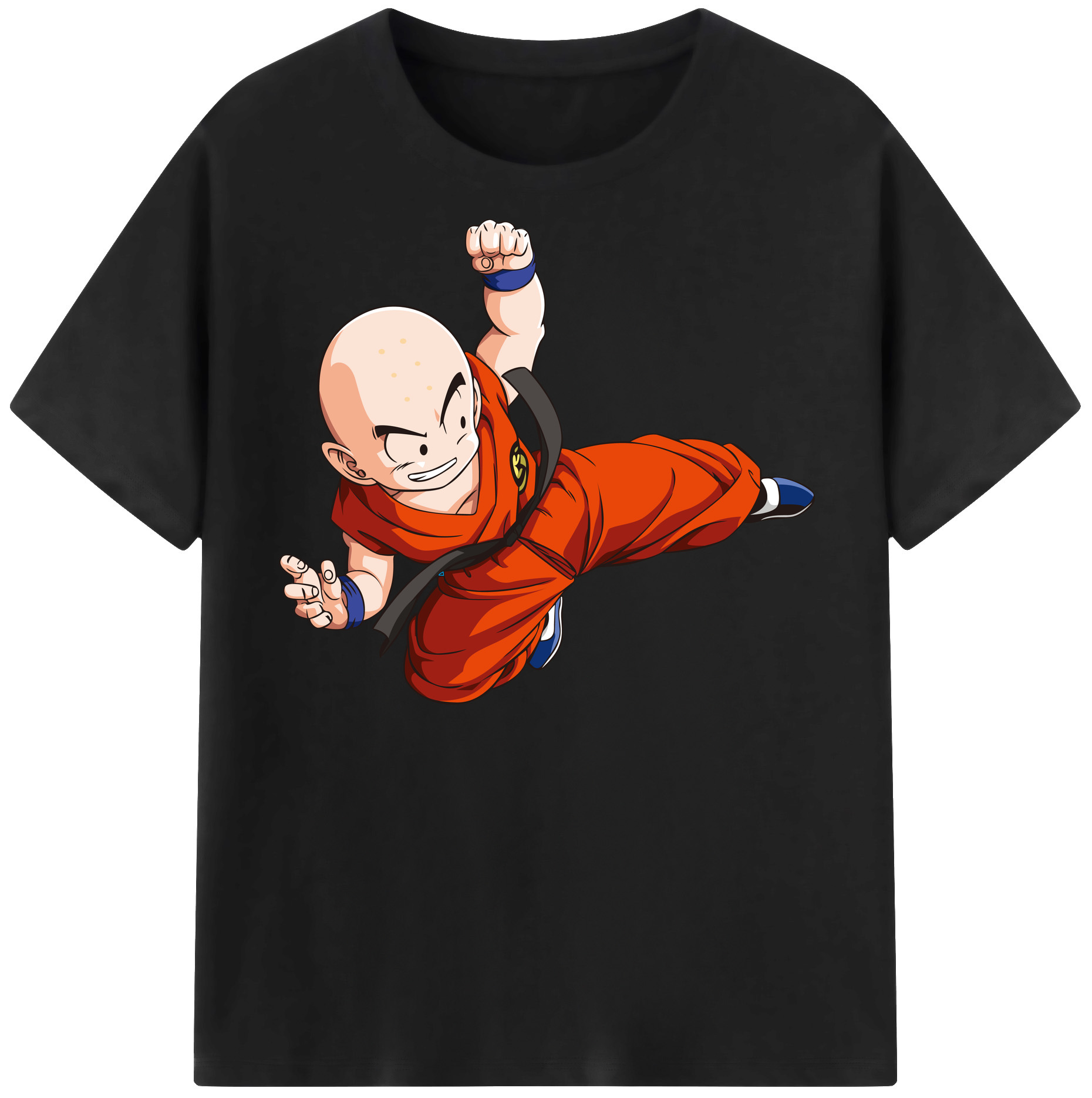 （画像用） ドラゴンボール クリリン DRAGON BALL krillin レディースカジュアルプリントTシャツ（綿100％）