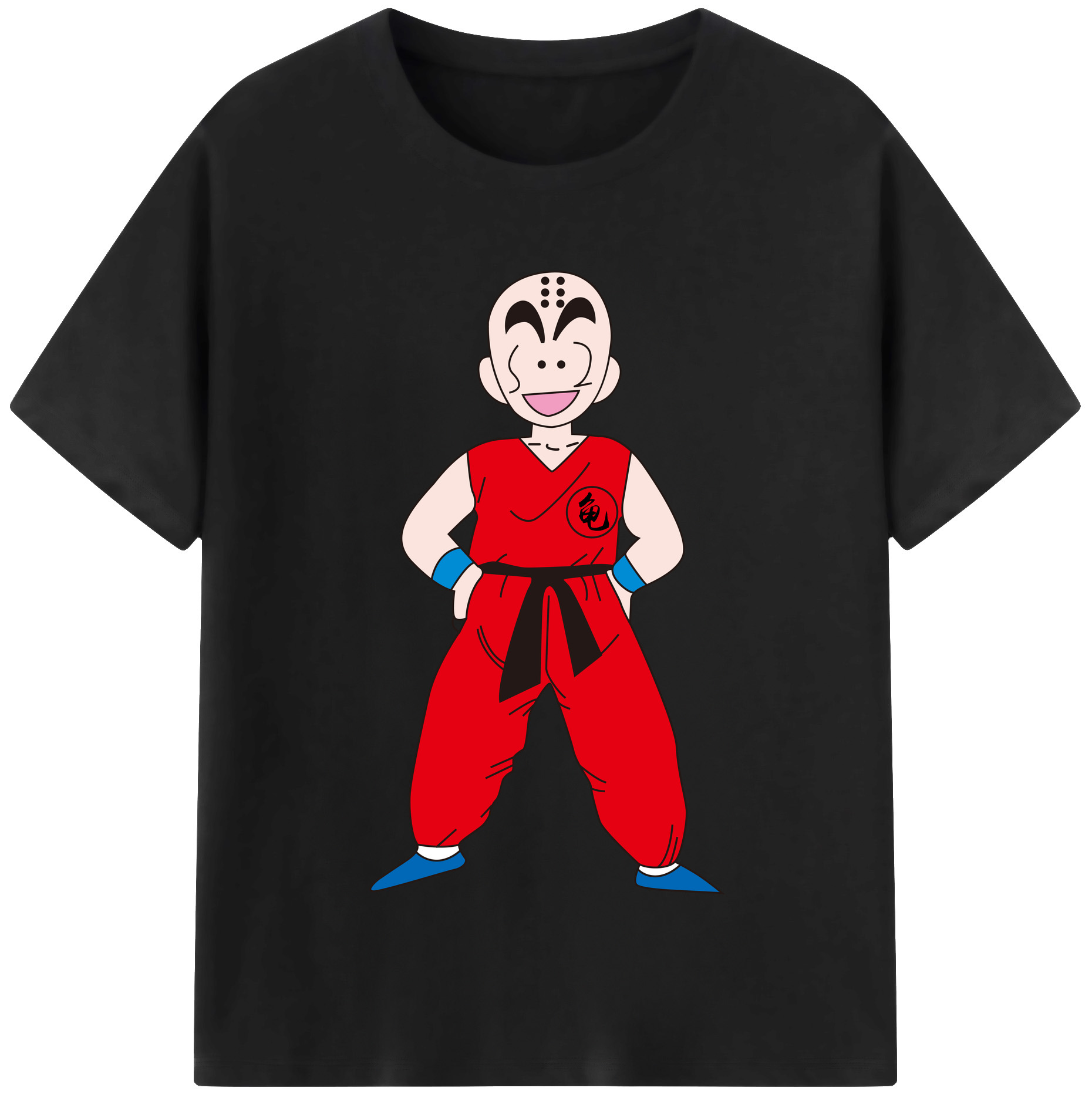 （画像用） ドラゴンボール クリリン DRAGON BALL krillin レディースカジュアルプリントTシャツ（綿100％）