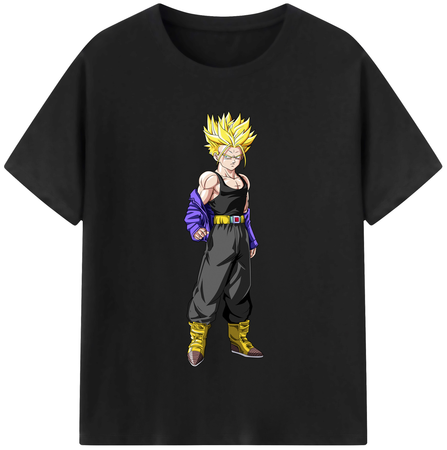 （画像用） ドラゴンボール トランクス（Torankusu）DRAGON BALL Trunks レディースカジュアルプリントTシャツ（綿100％）