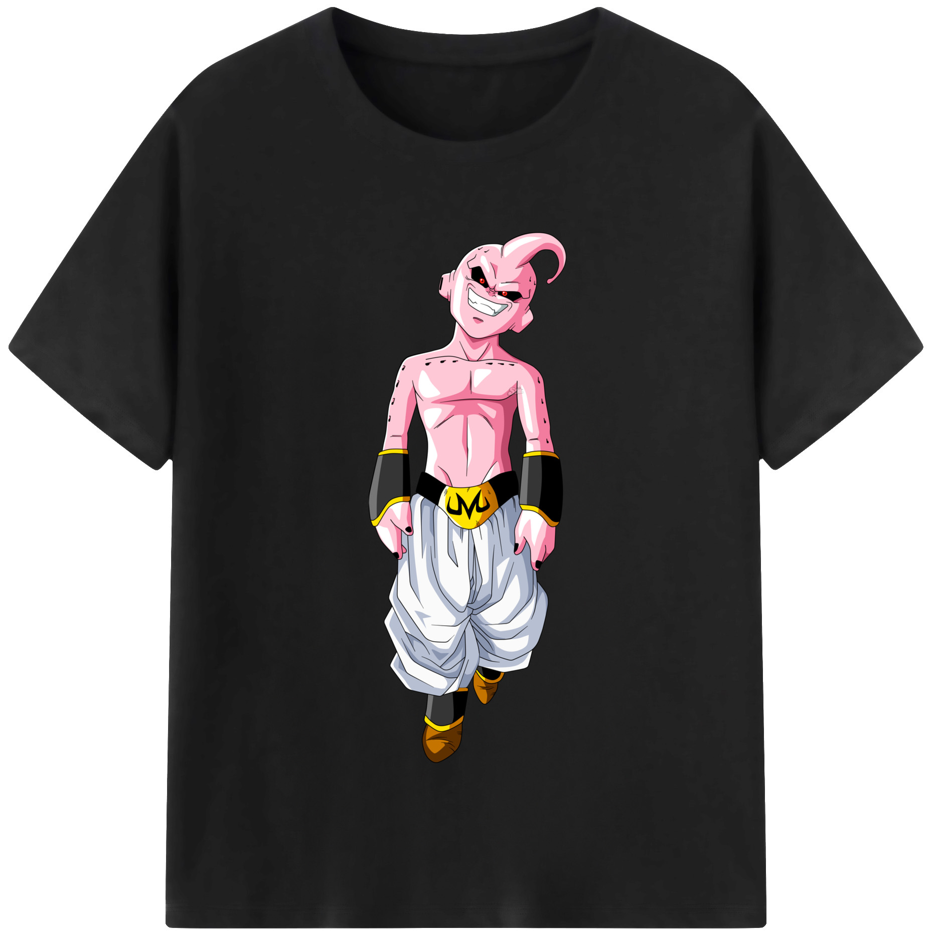 （画像用） ドラゴンボール 魔人ブウ DRAGON BALL Majin Buu レディースカジュアルプリントTシャツ（綿100％）