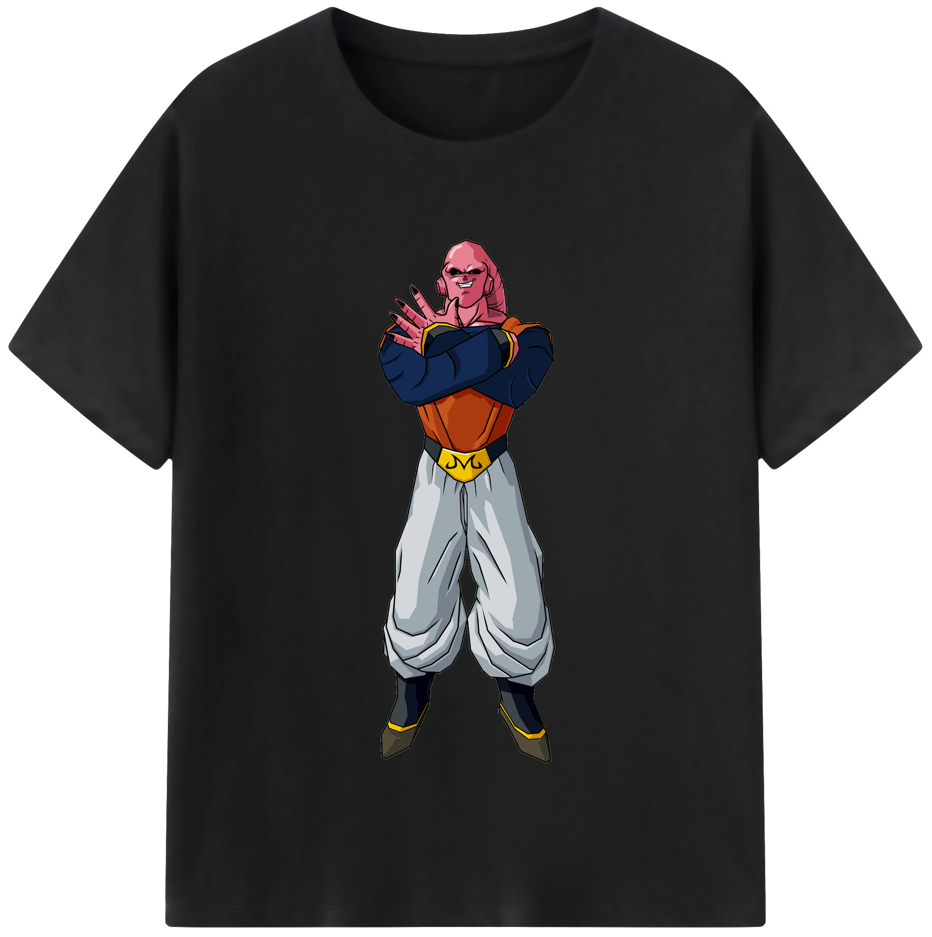 （画像用） ドラゴンボール 魔人ブウ DRAGON BALL Majin Buu レディースカジュアルプリントTシャツ（綿100％）