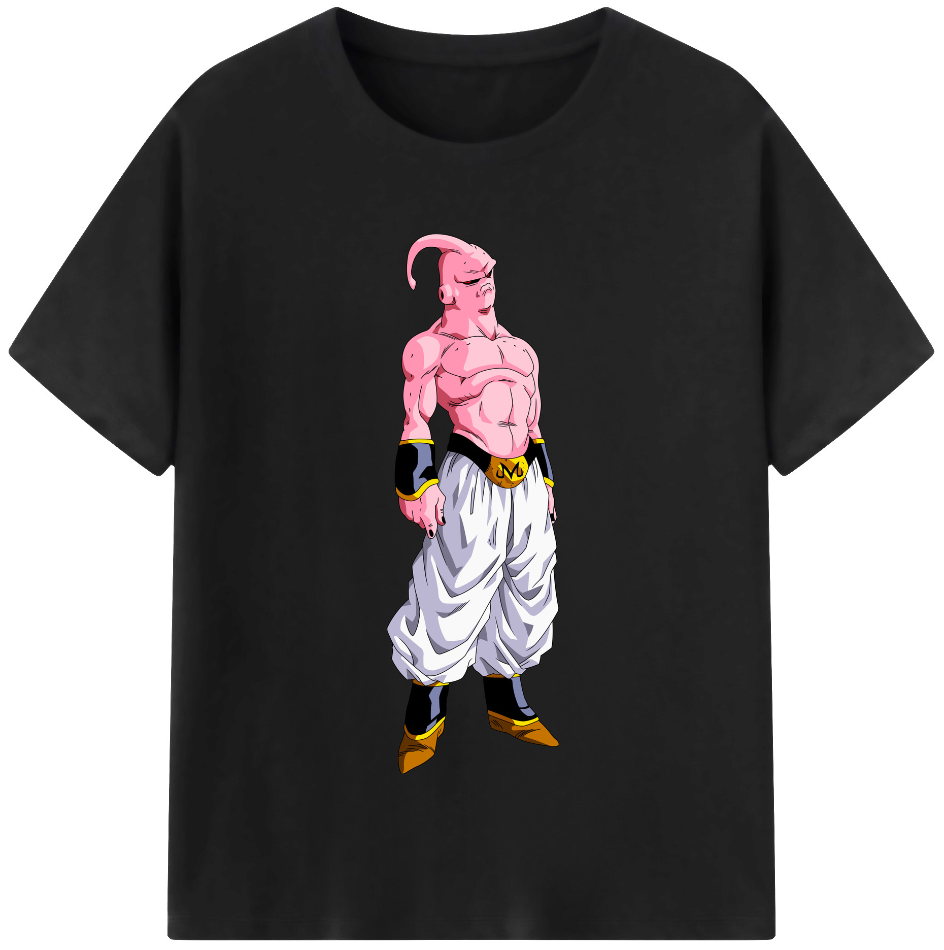 （画像用） ドラゴンボール 魔人ブウ DRAGON BALL Majin Buu レディースカジュアルプリントTシャツ（綿100％）
