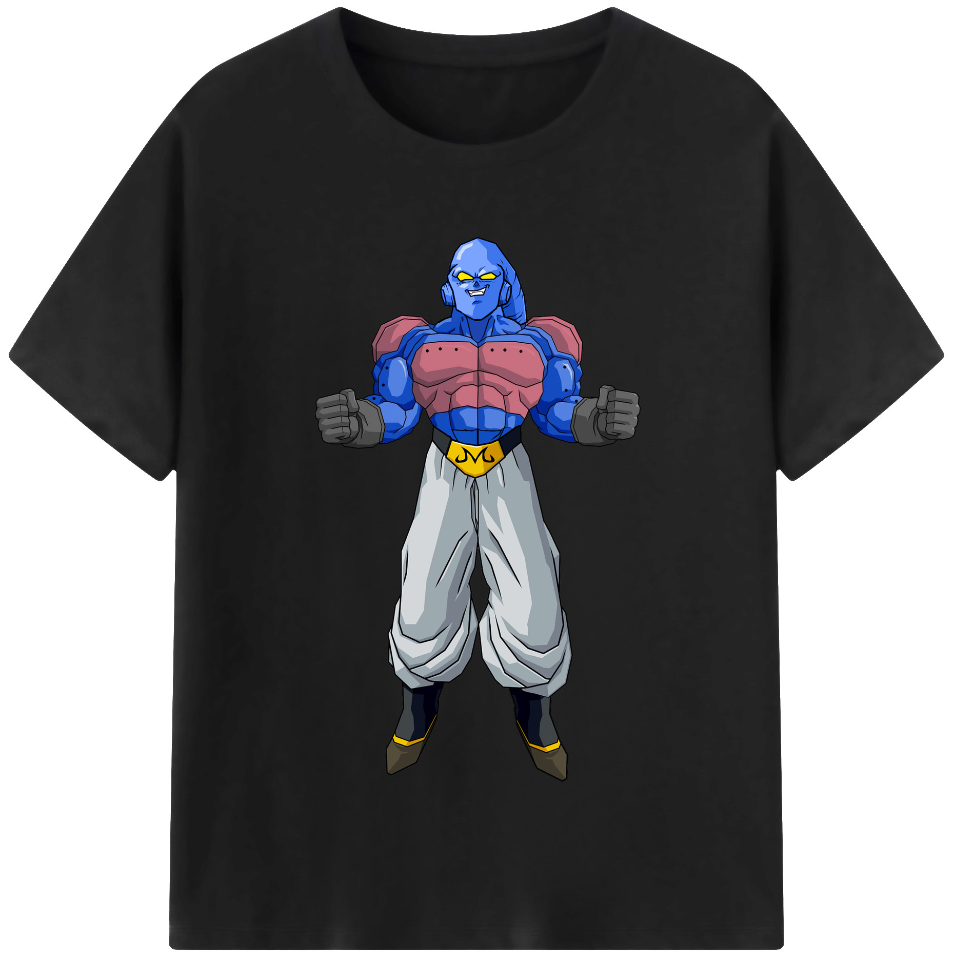 （画像用） ドラゴンボール 魔人ブウ DRAGON BALL Majin Buu レディースカジュアルプリントTシャツ（綿100％）
