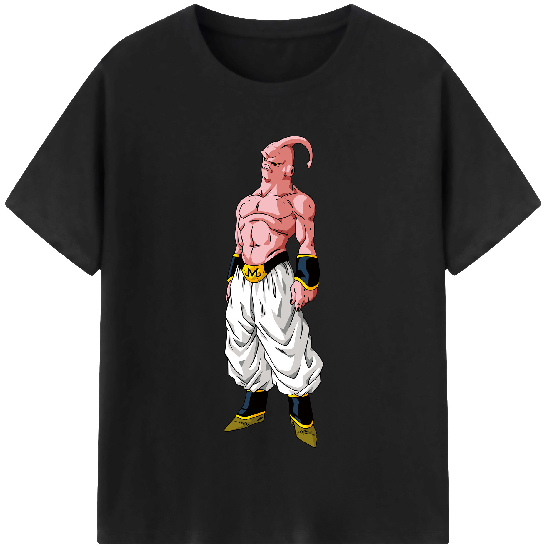 （画像用） ドラゴンボール 魔人ブウ DRAGON BALL Majin Buu レディースカジュアルプリントTシャツ（綿100％）