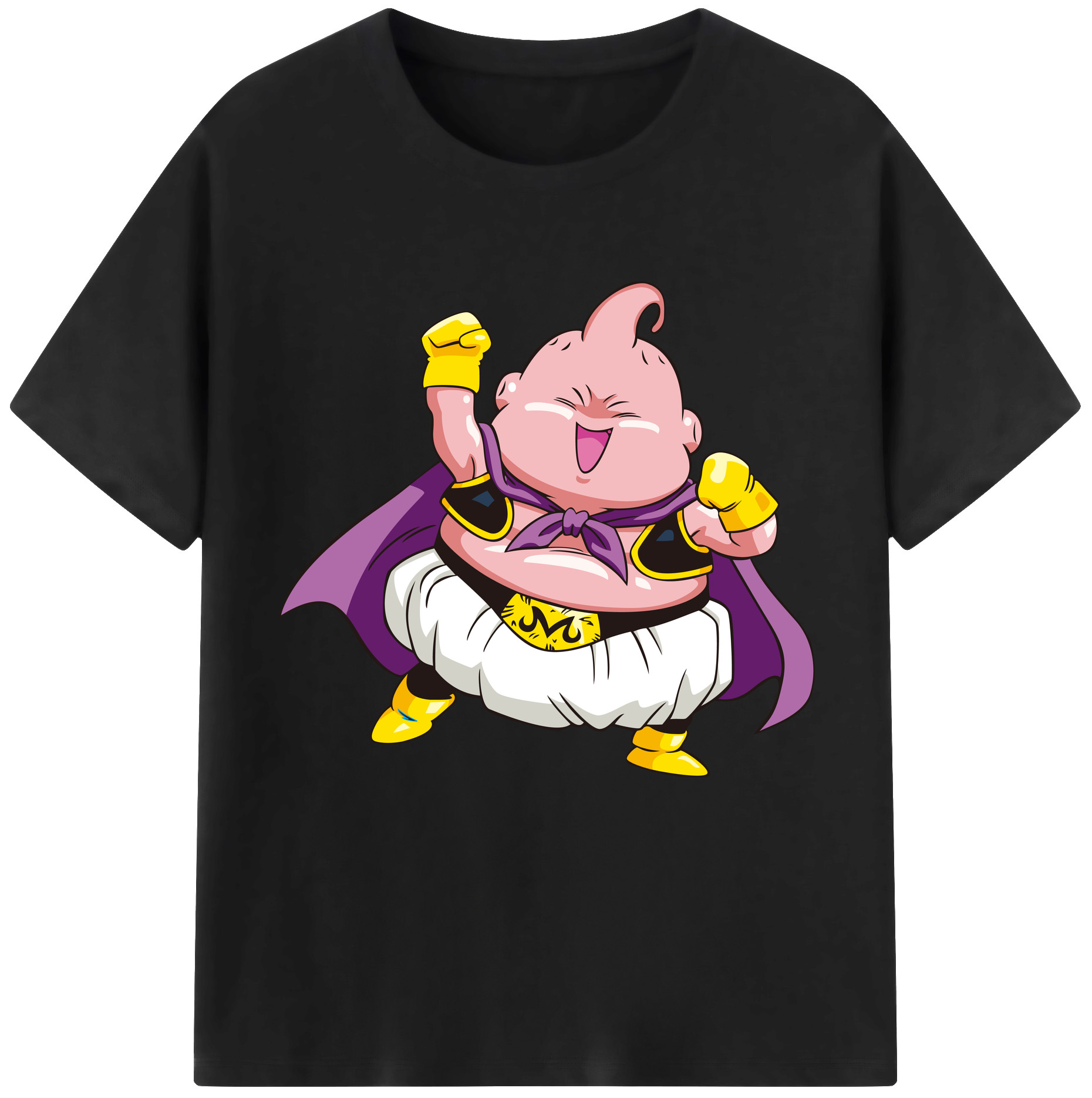 （画像用） ドラゴンボール 魔人ブウ DRAGON BALL Majin Buu レディースカジュアルプリントTシャツ（綿100％）
