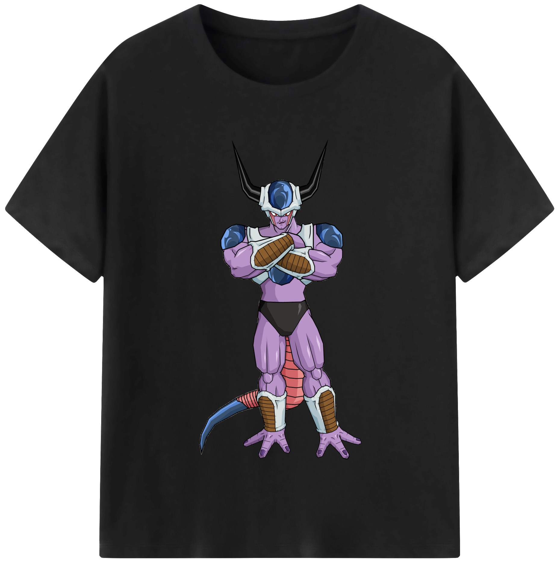 （画像用） ドラゴンボール フリーザ DRAGON BALL Frieza レディースカジュアルプリントTシャツ（綿100％）