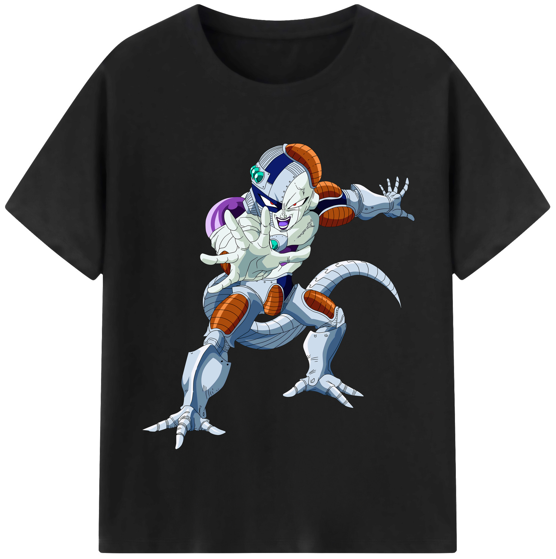 （画像用） ドラゴンボール フリーザ DRAGON BALL Frieza レディースカジュアルプリントTシャツ（綿100％）