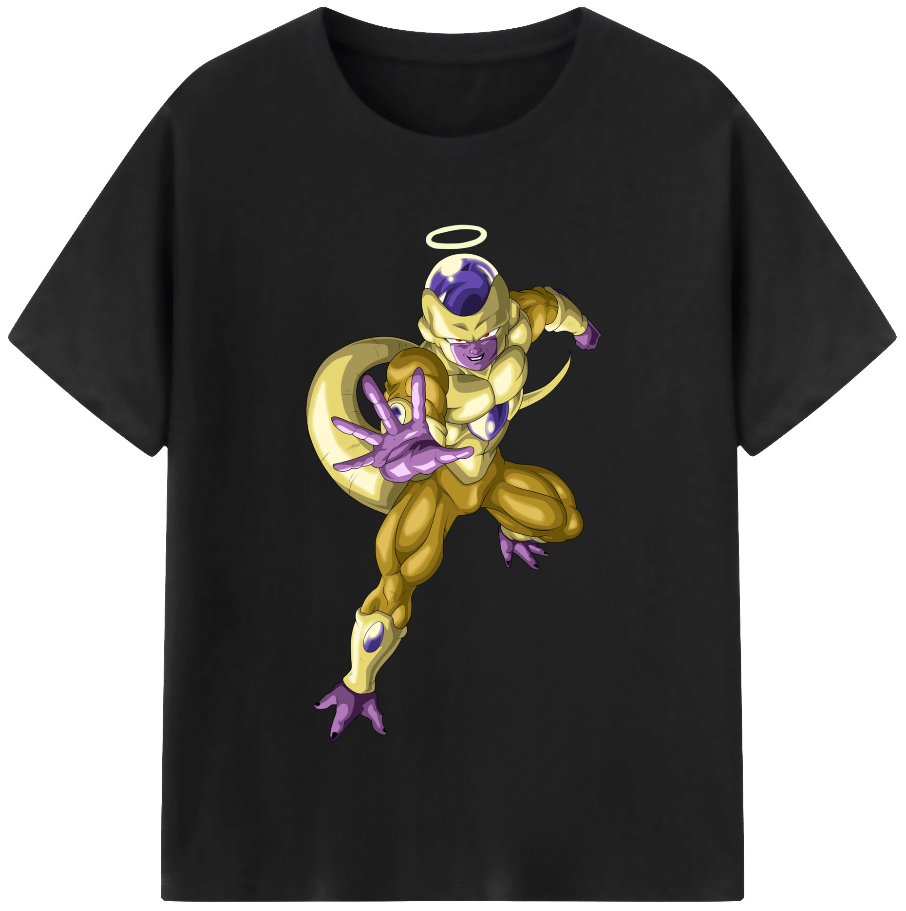 （画像用） ドラゴンボール フリーザ DRAGON BALL Frieza レディースカジュアルプリントTシャツ（綿100％）