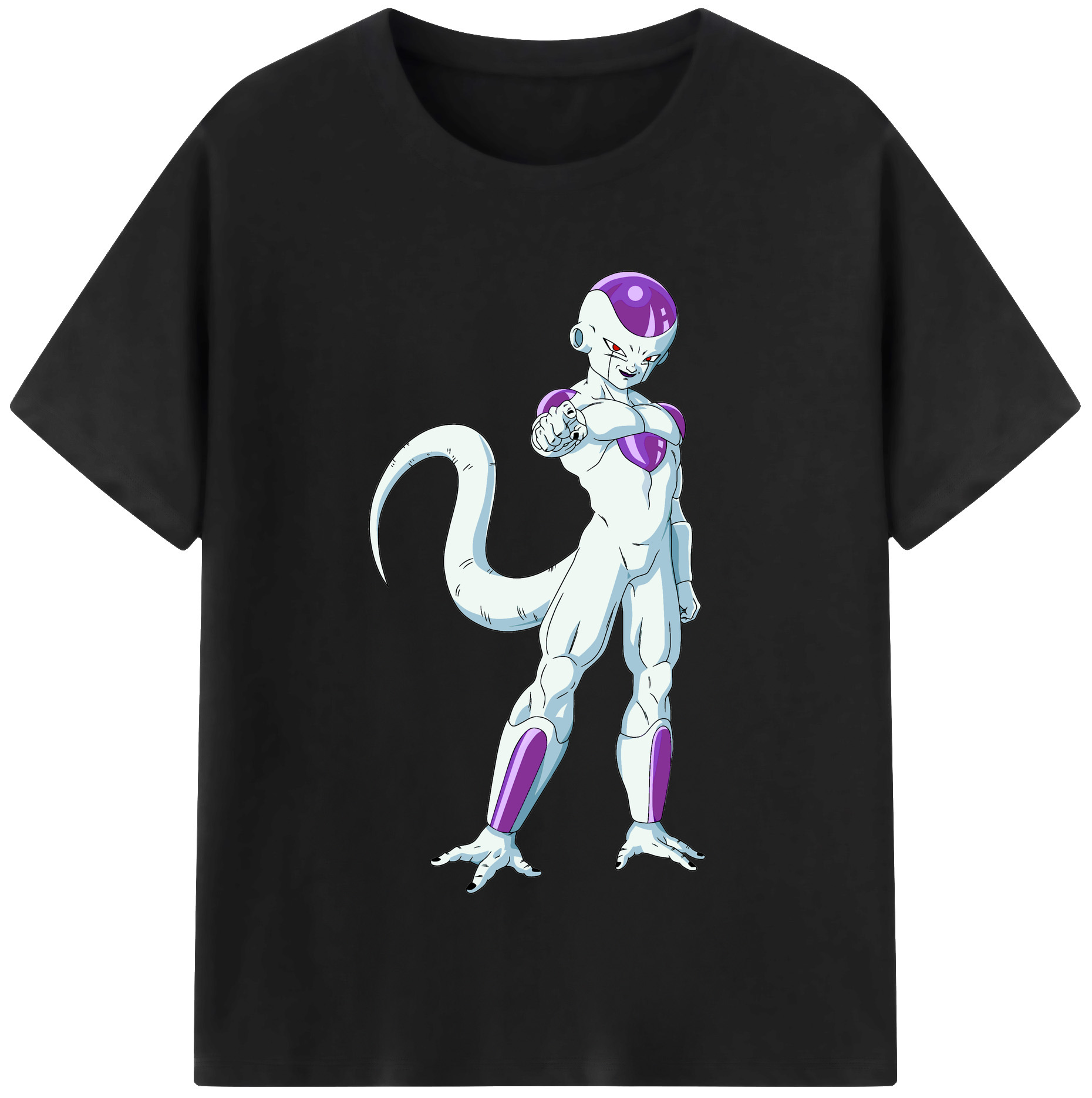 （画像用） ドラゴンボール フリーザ DRAGON BALL Frieza レディースカジュアルプリントTシャツ（綿100％）