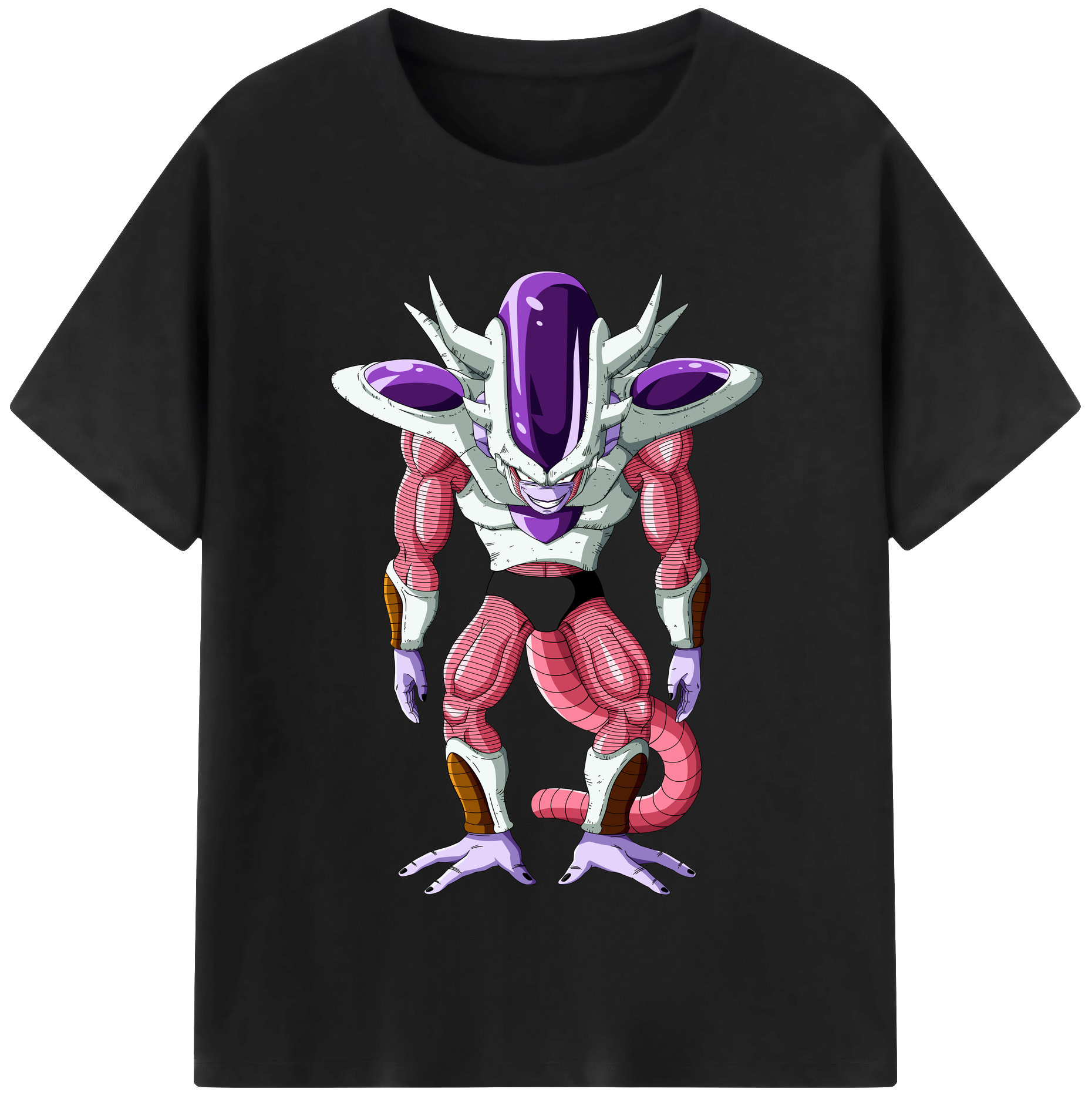 （画像用） ドラゴンボール フリーザ DRAGON BALL Frieza レディースカジュアルプリントTシャツ（綿100％）