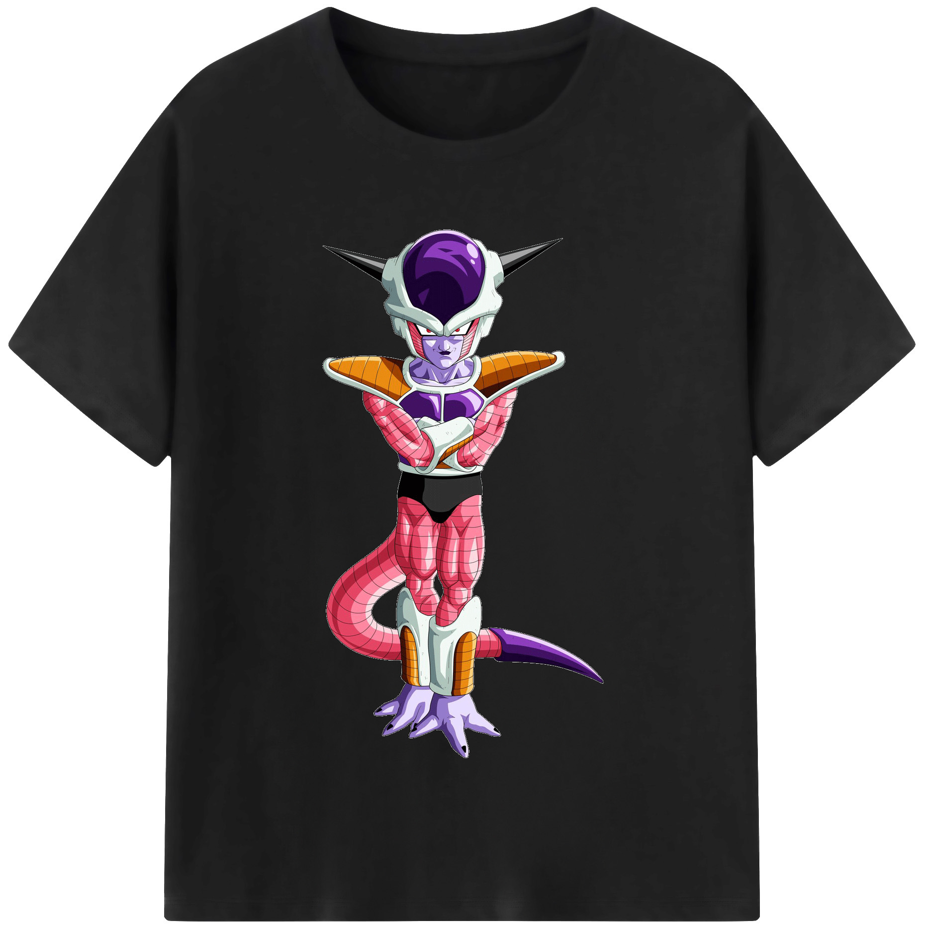 （画像用） ドラゴンボール フリーザ DRAGON BALL Frieza レディースカジュアルプリントTシャツ（綿100％）
