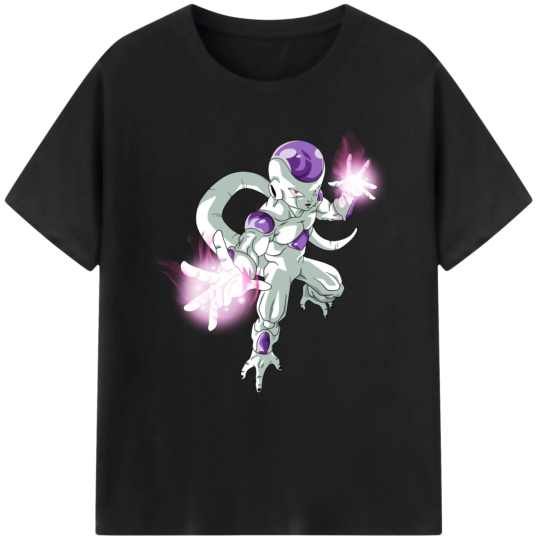 （画像用） ドラゴンボール フリーザ DRAGON BALL Frieza レディースカジュアルプリントTシャツ（綿100％）