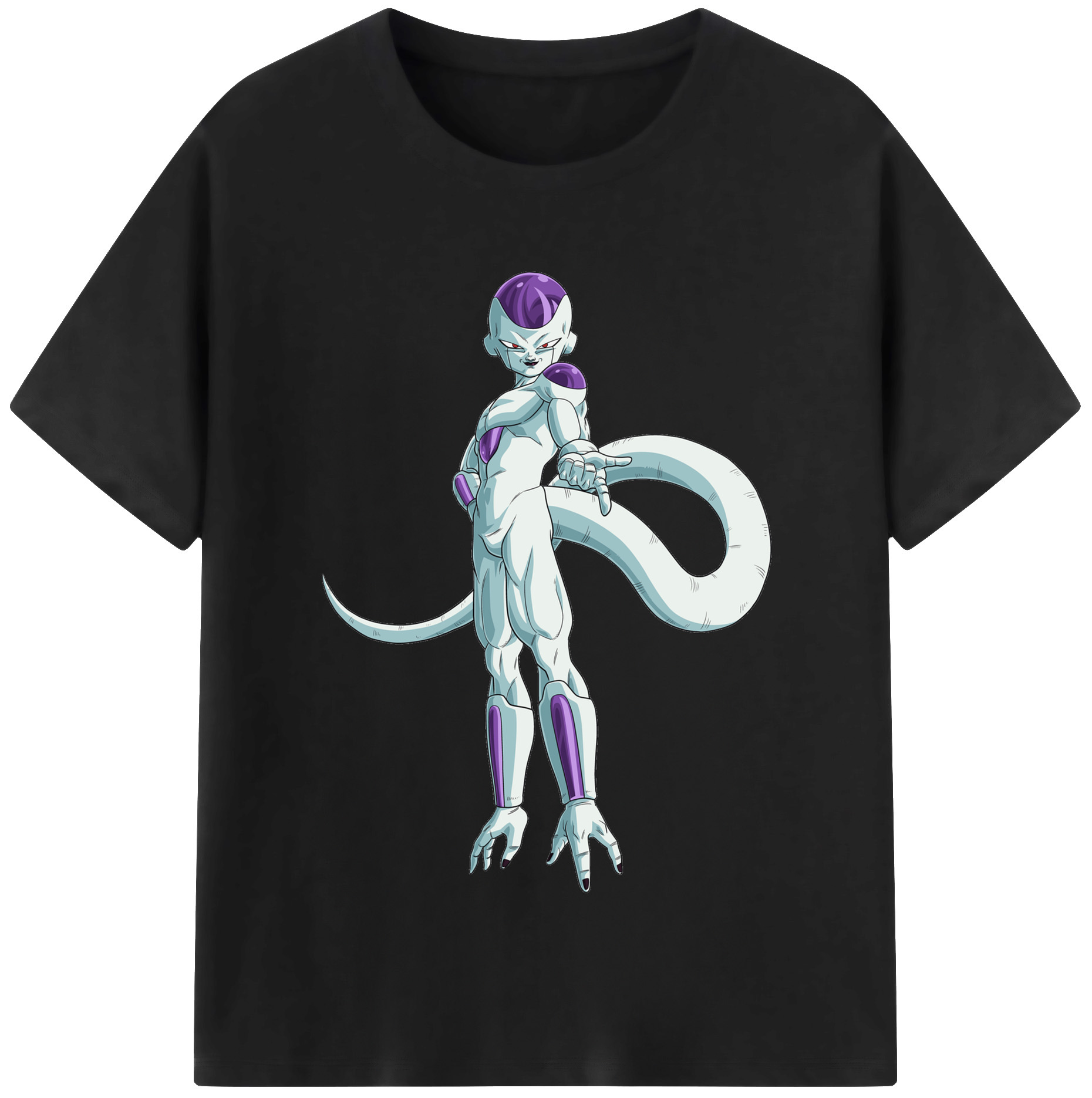 （画像用） ドラゴンボール フリーザ DRAGON BALL Frieza レディースカジュアルプリントTシャツ（綿100％）