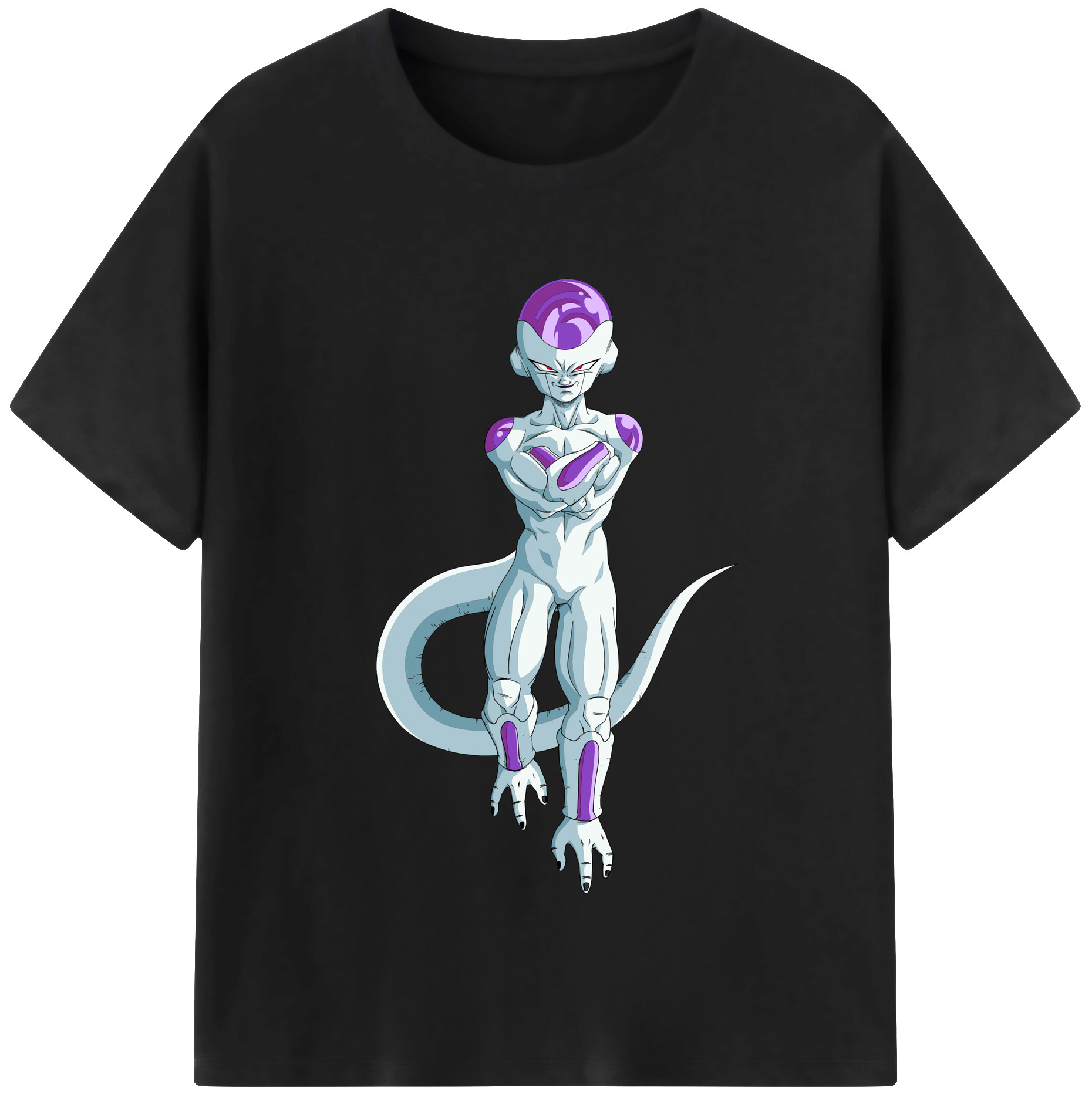 （画像用） ドラゴンボール フリーザ DRAGON BALL Frieza レディースカジュアルプリントTシャツ（綿100％）