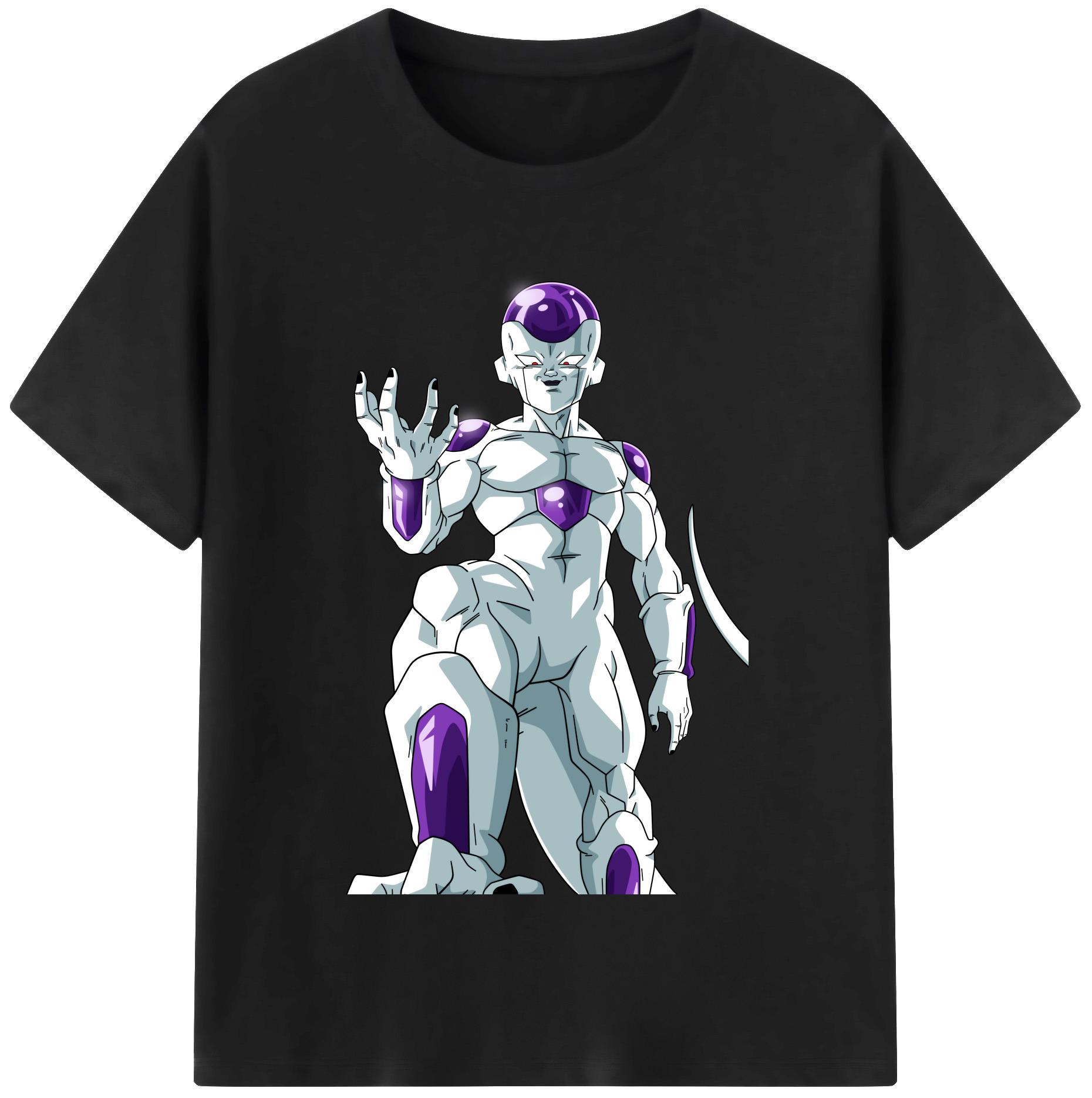 （画像用） ドラゴンボール フリーザ DRAGON BALL Frieza レディースカジュアルプリントTシャツ（綿100％）