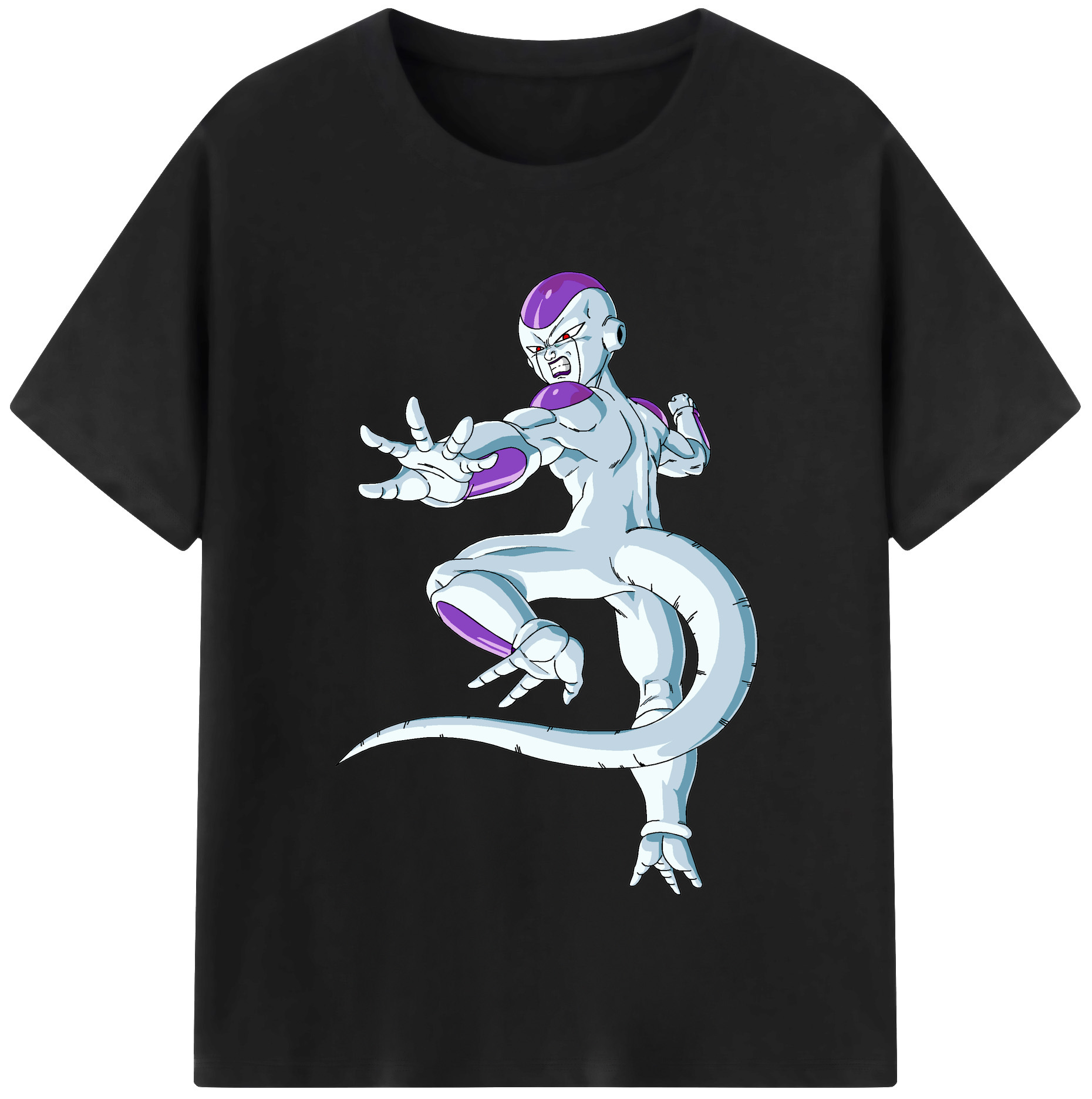 （画像用） ドラゴンボール フリーザ DRAGON BALL Frieza レディースカジュアルプリントTシャツ（綿100％）