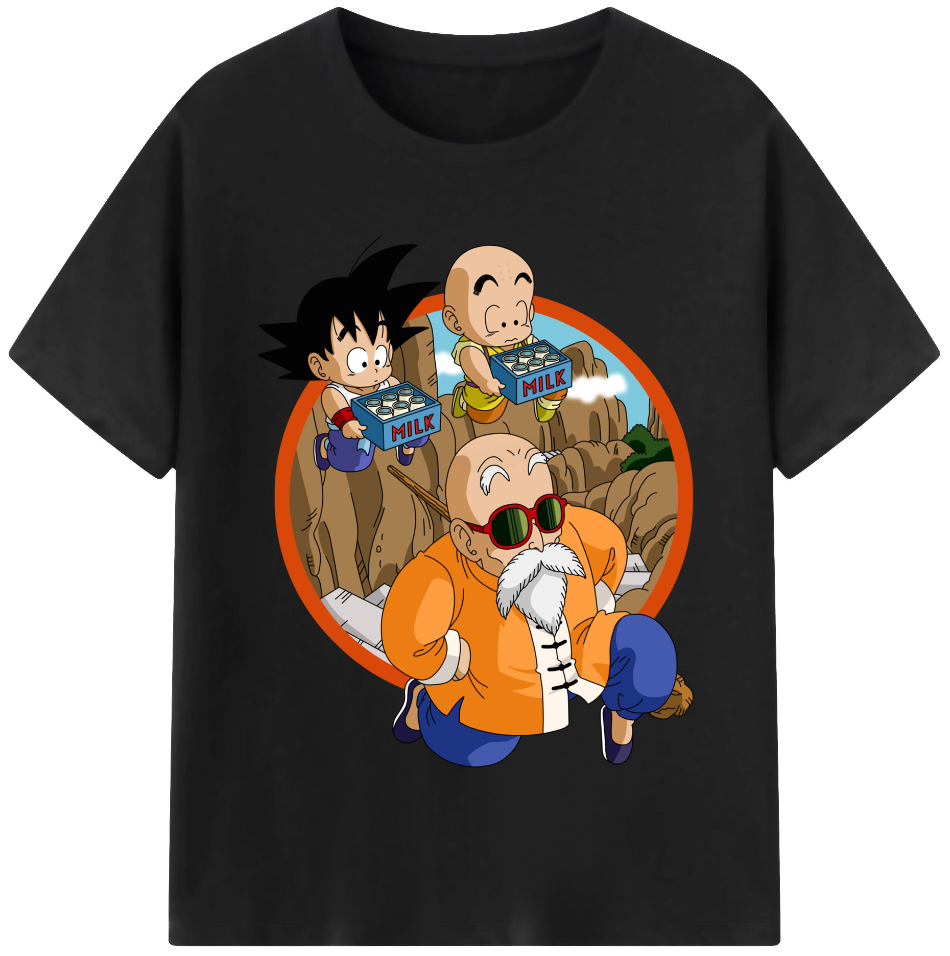 （画像用） ドラゴンボール 亀仙人（かめせんにん） DRAGON BALL Master Roshi Kame Sennin レディースカジュアルプリントTシャツ（綿100％）