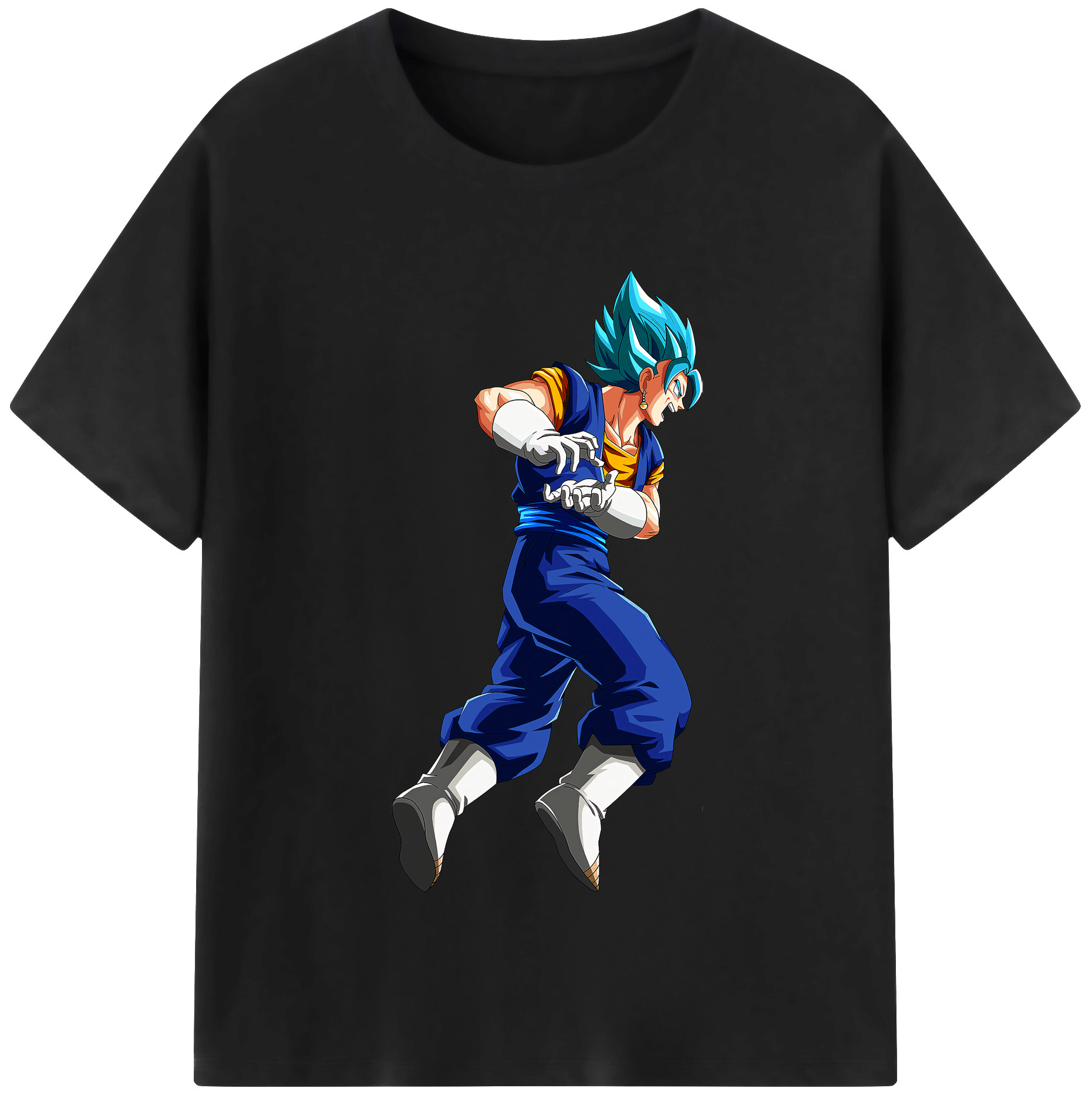 （画像用） ドラゴンボール ベジット DRAGON BALL Vegetto レディースカジュアルプリントTシャツ（綿100％）