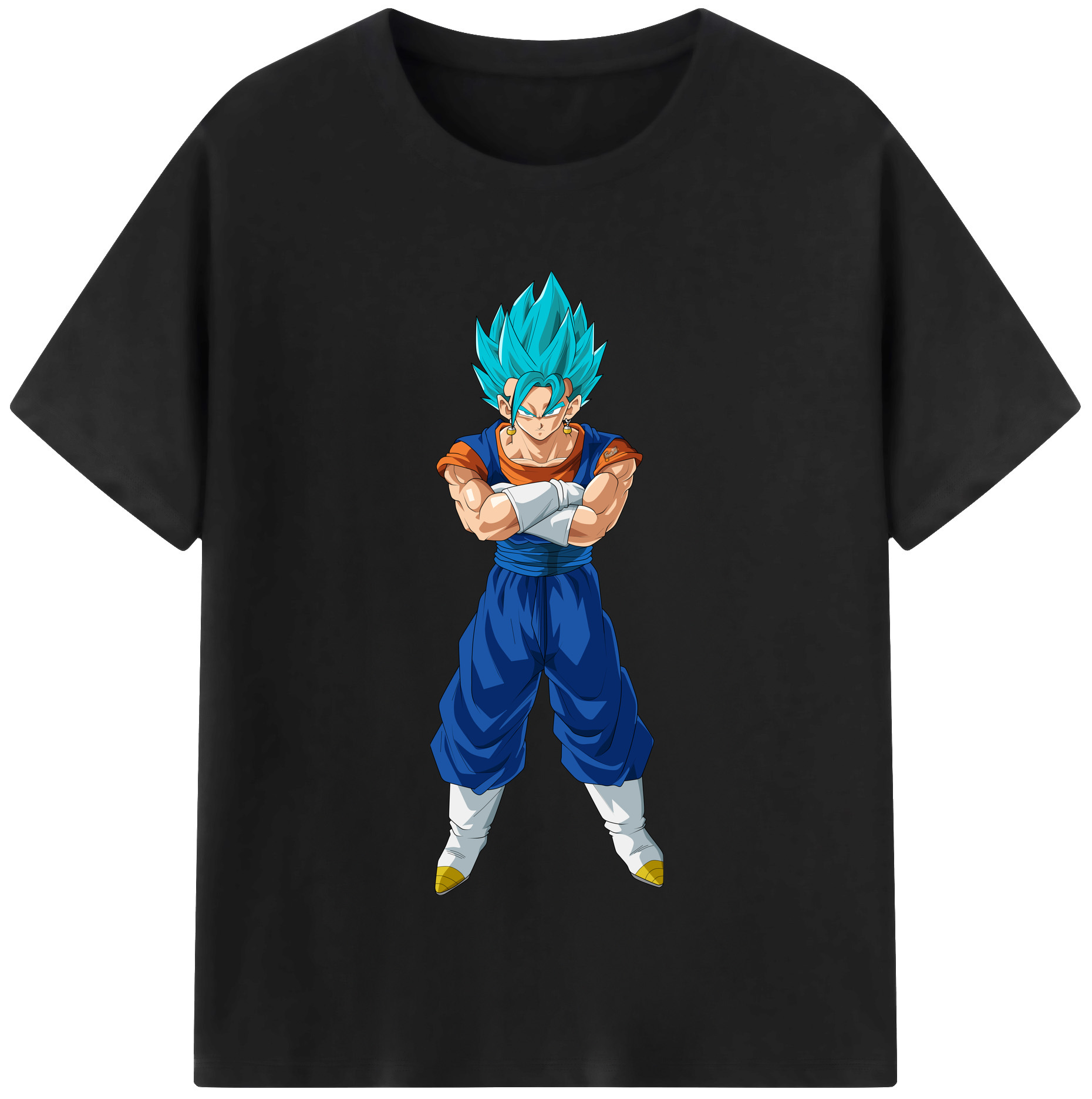（画像用） ドラゴンボール ベジット DRAGON BALL Vegetto レディースカジュアルプリントTシャツ（綿100％）