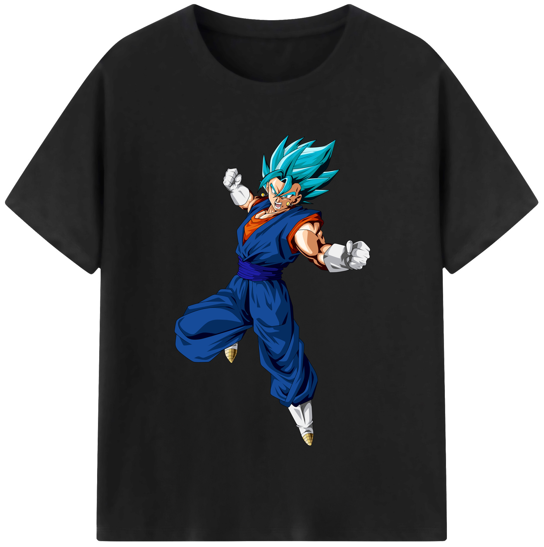 （画像用） ドラゴンボール ベジット DRAGON BALL Vegetto レディースカジュアルプリントTシャツ（綿100％）
